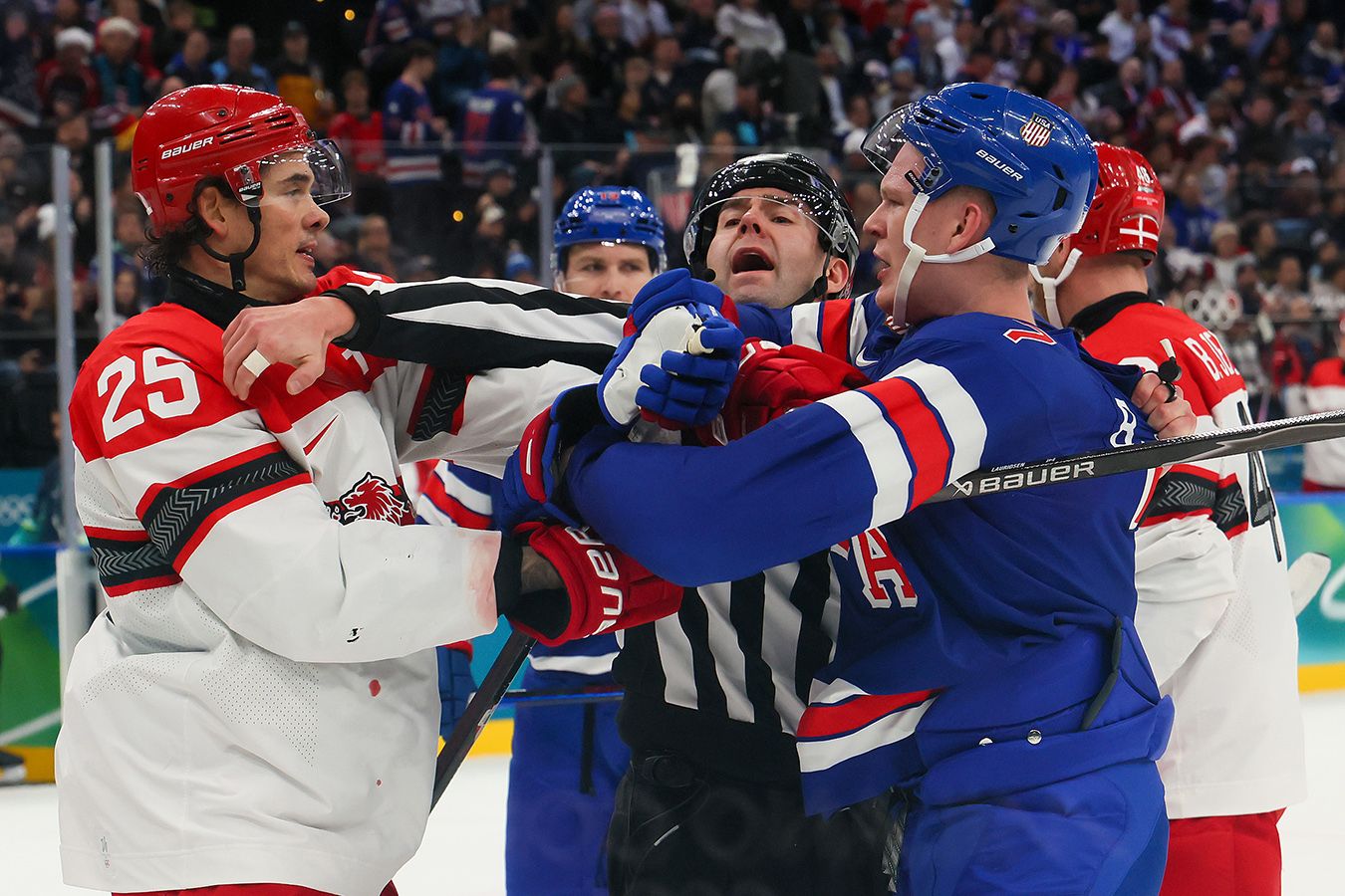 США — Дания, трансляция матча группового этапа