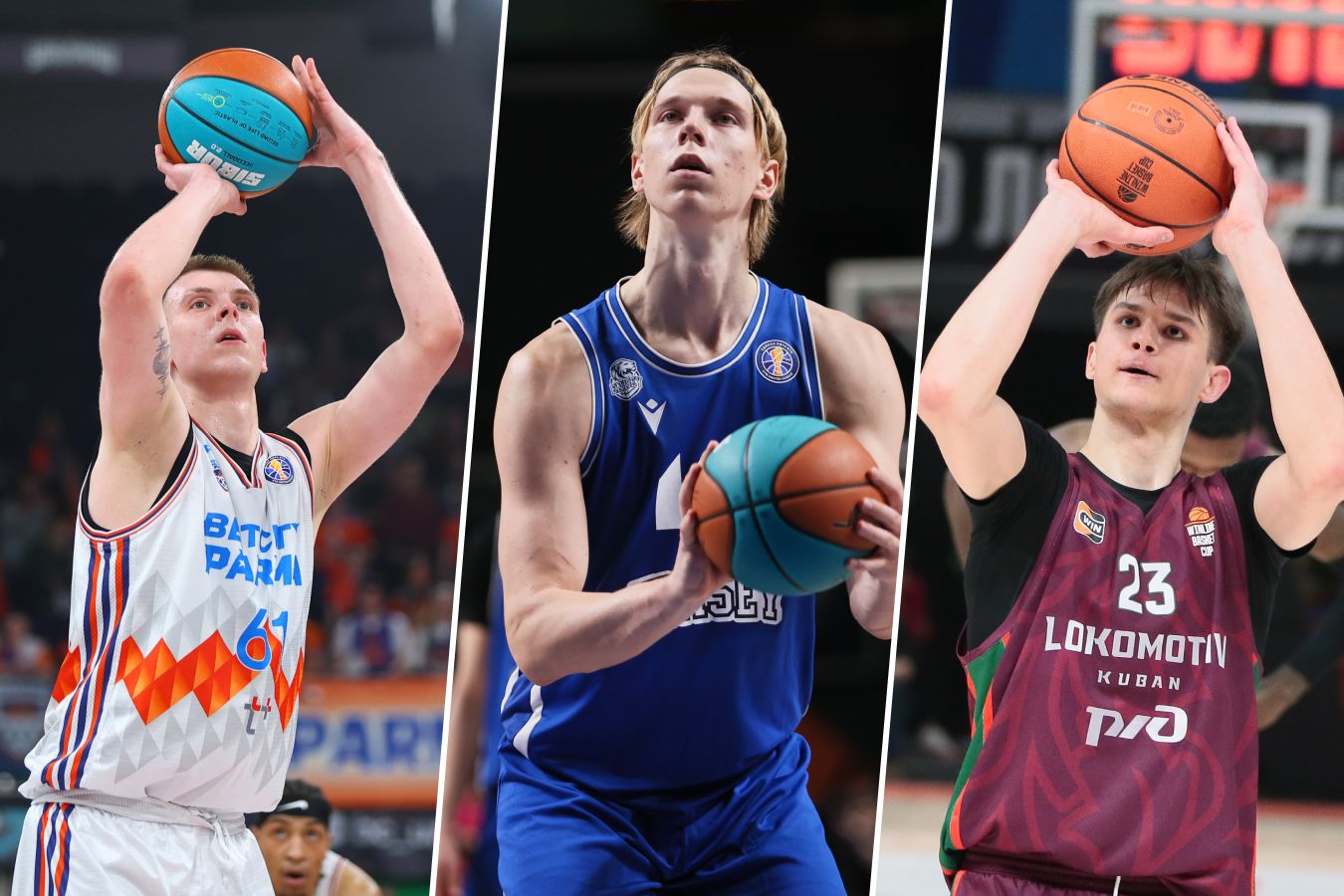 Лучшие молодые баскетболисты из России