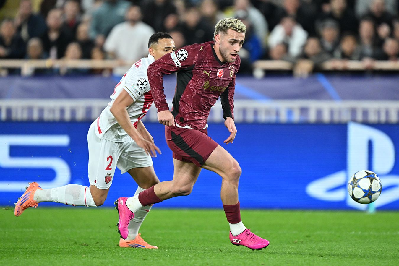 Монако с Головиным в составе победил Галатасарай в Лиге чемпионов