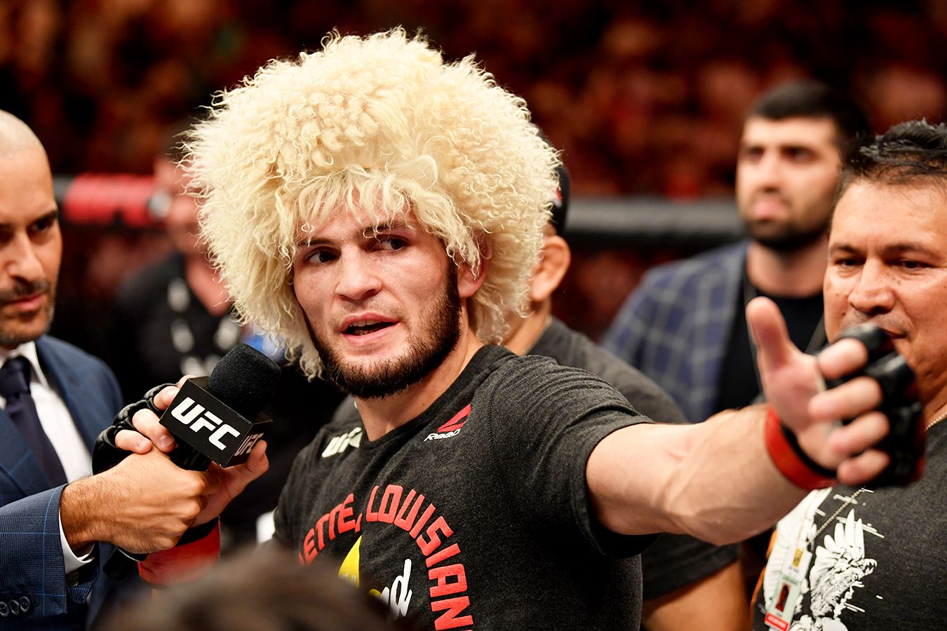 Хабиб обратился к Насурдину Имавову перед боем на турнире UFC Paris