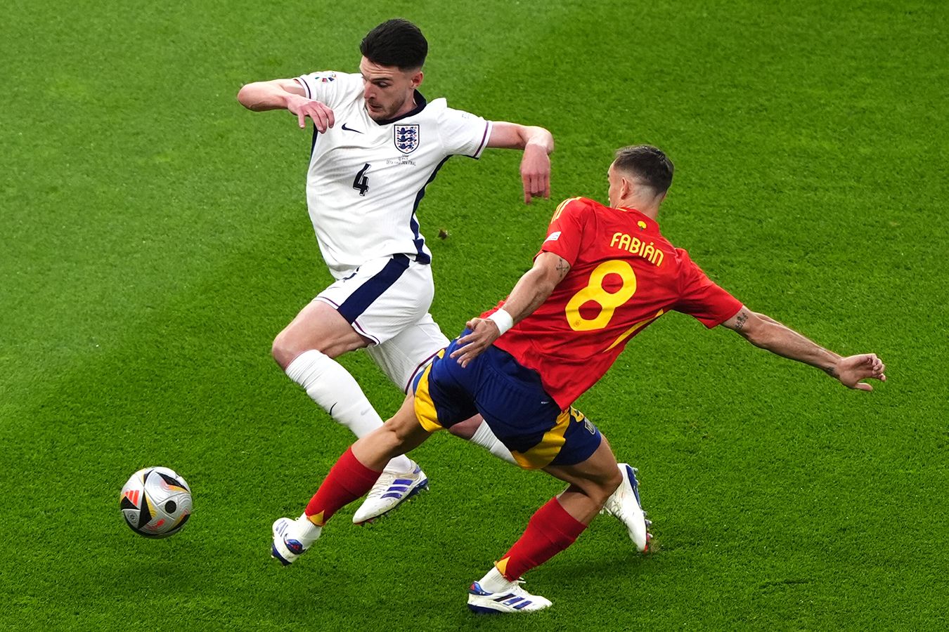 Англия провела 19% времени матчей на Евро-2024 в выигрышном положении, Испания — 55%
