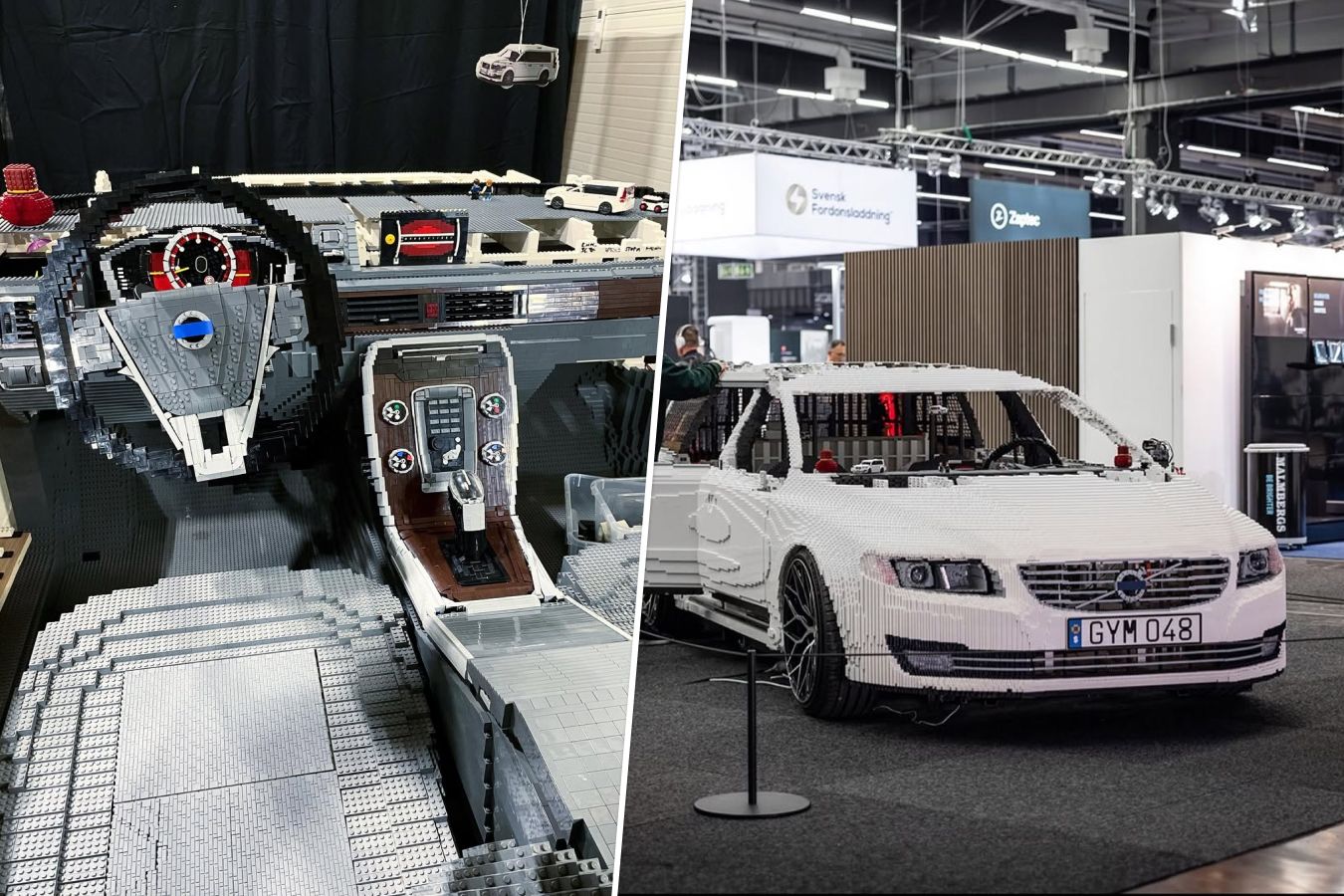 Швед построил Volvo из лего! На нём можно ездить