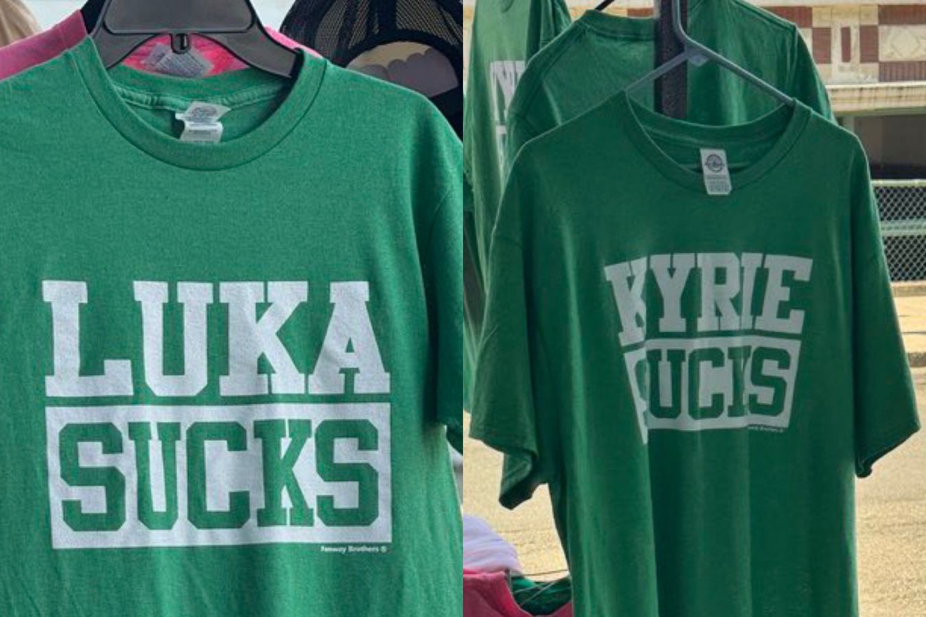 Лука  отстой. В магазинах Бостона появились специальные футболки перед финалом НБА