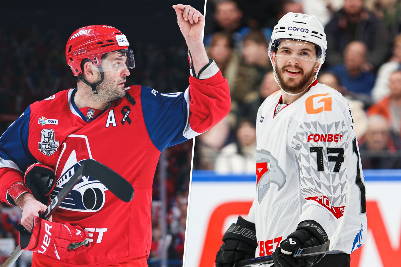 10 лучших игроков первых раундов плей-офф КХЛ