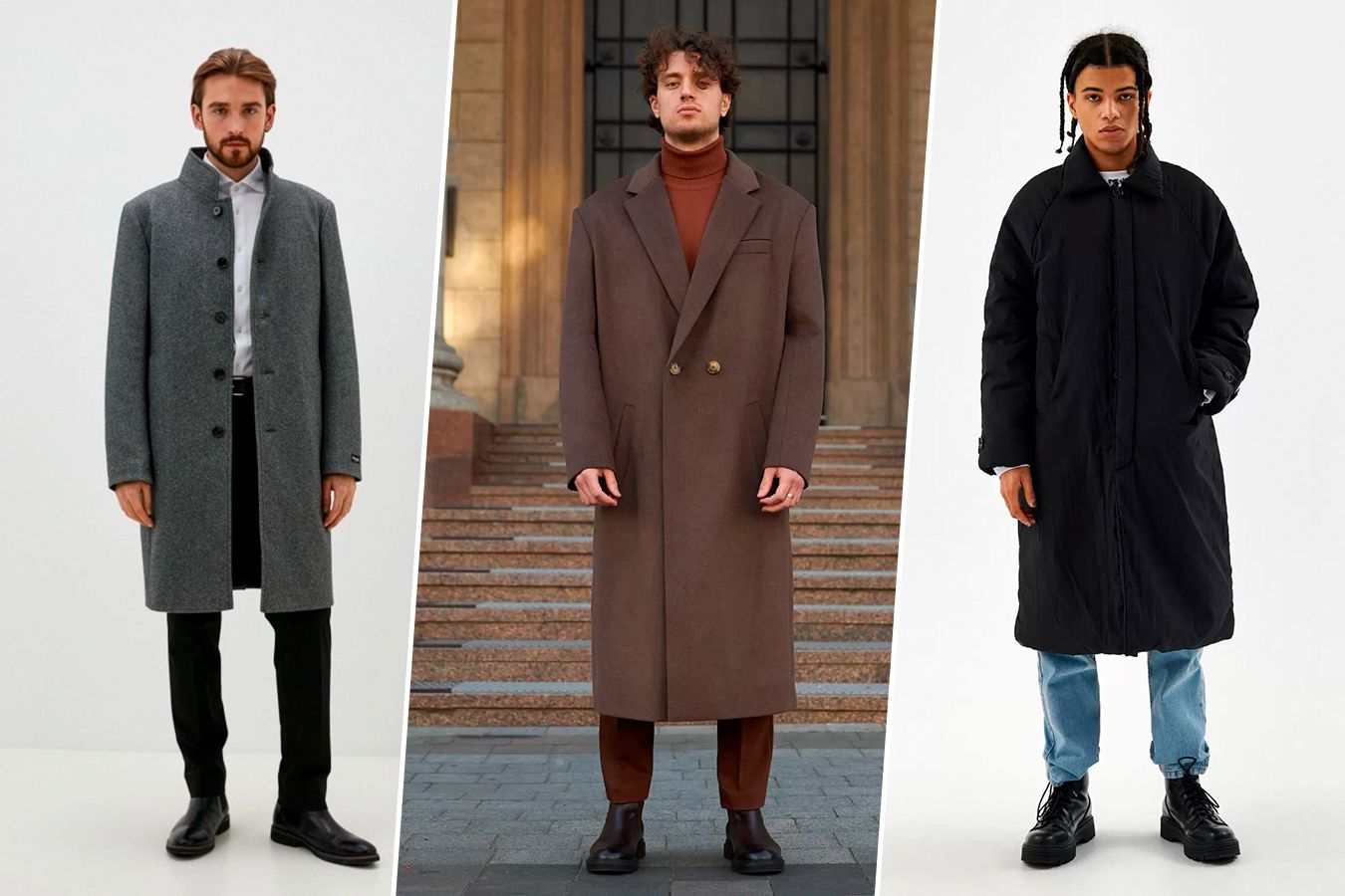 Модные мужские пальто 2024: фото и модели пальто