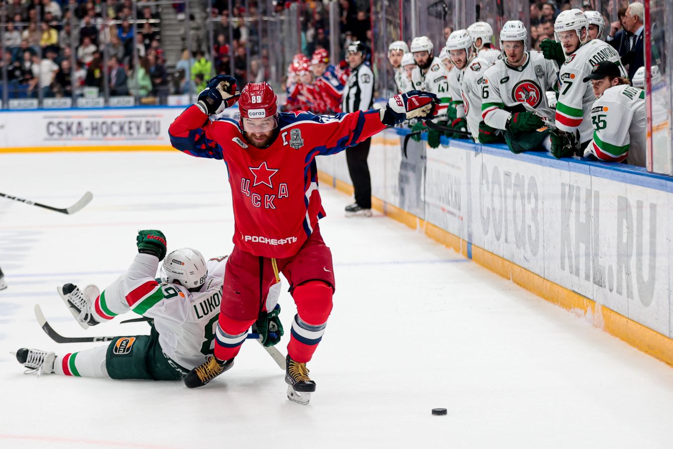 Видео первого гола ЦСКА в новом сезоне КХЛ - Чемпионат