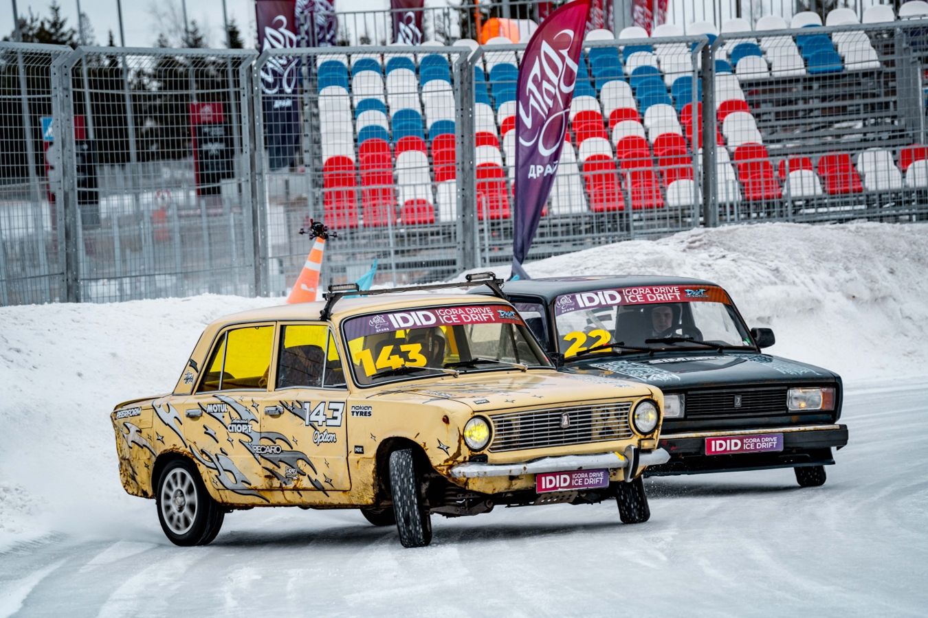 Артём Перепелица выиграл третий этап Igora Drive Ice Drift 2024