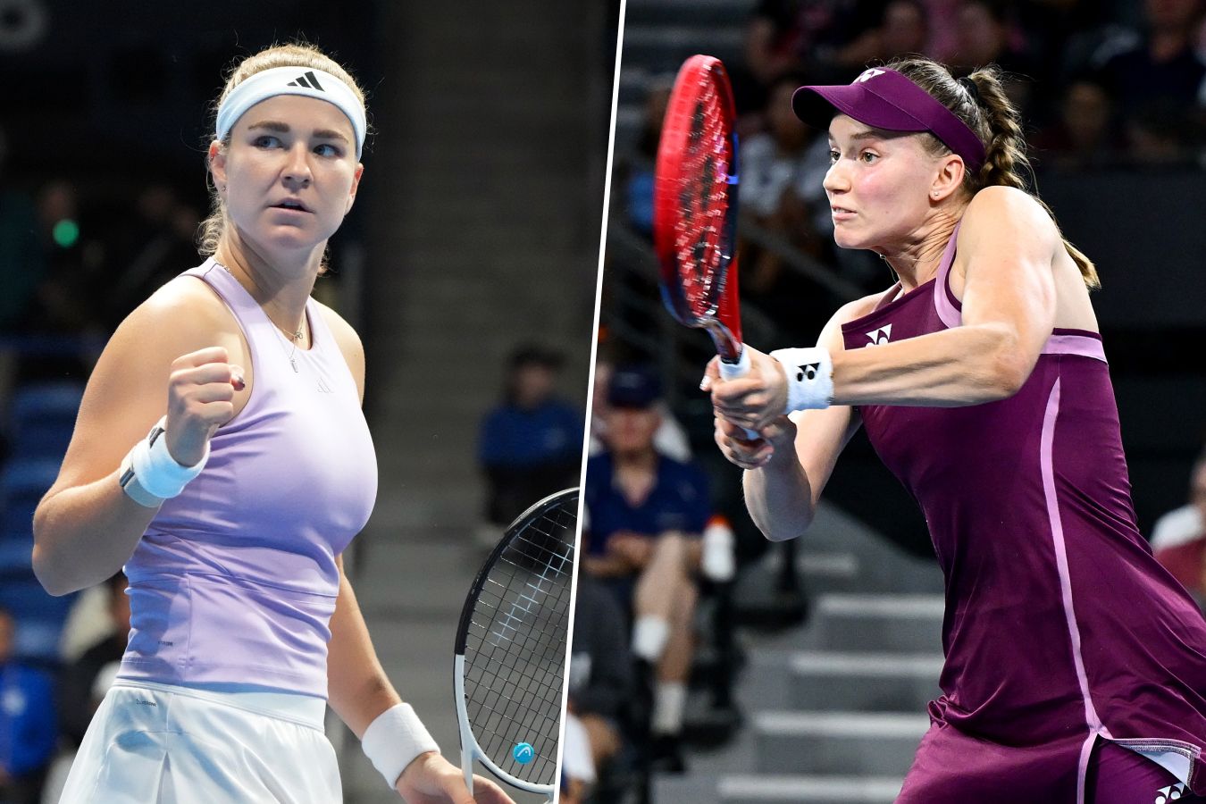 Каролина Мухова и Елена Рыбакина