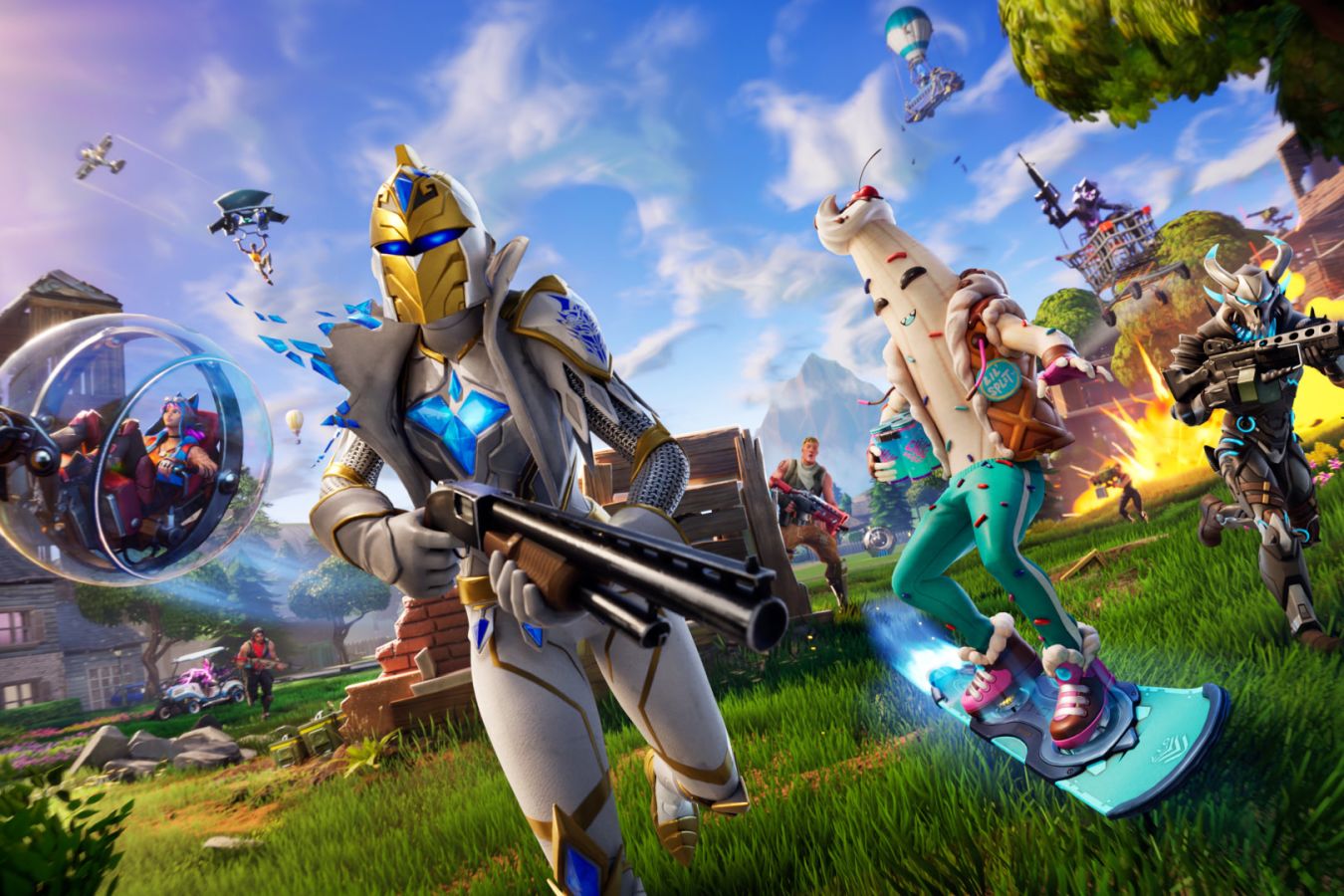 В Fortnite сыграли 44 млн человек за сутки — это новый рекорд королевской  битвы - Чемпионат