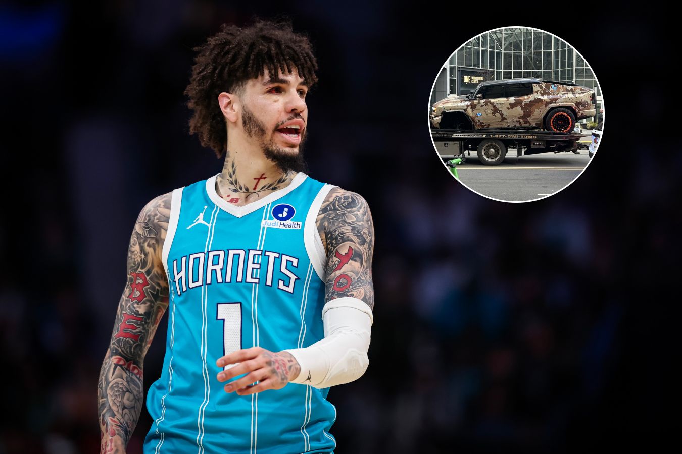 Ламело Болл оказался в резонансном ДТП в центре