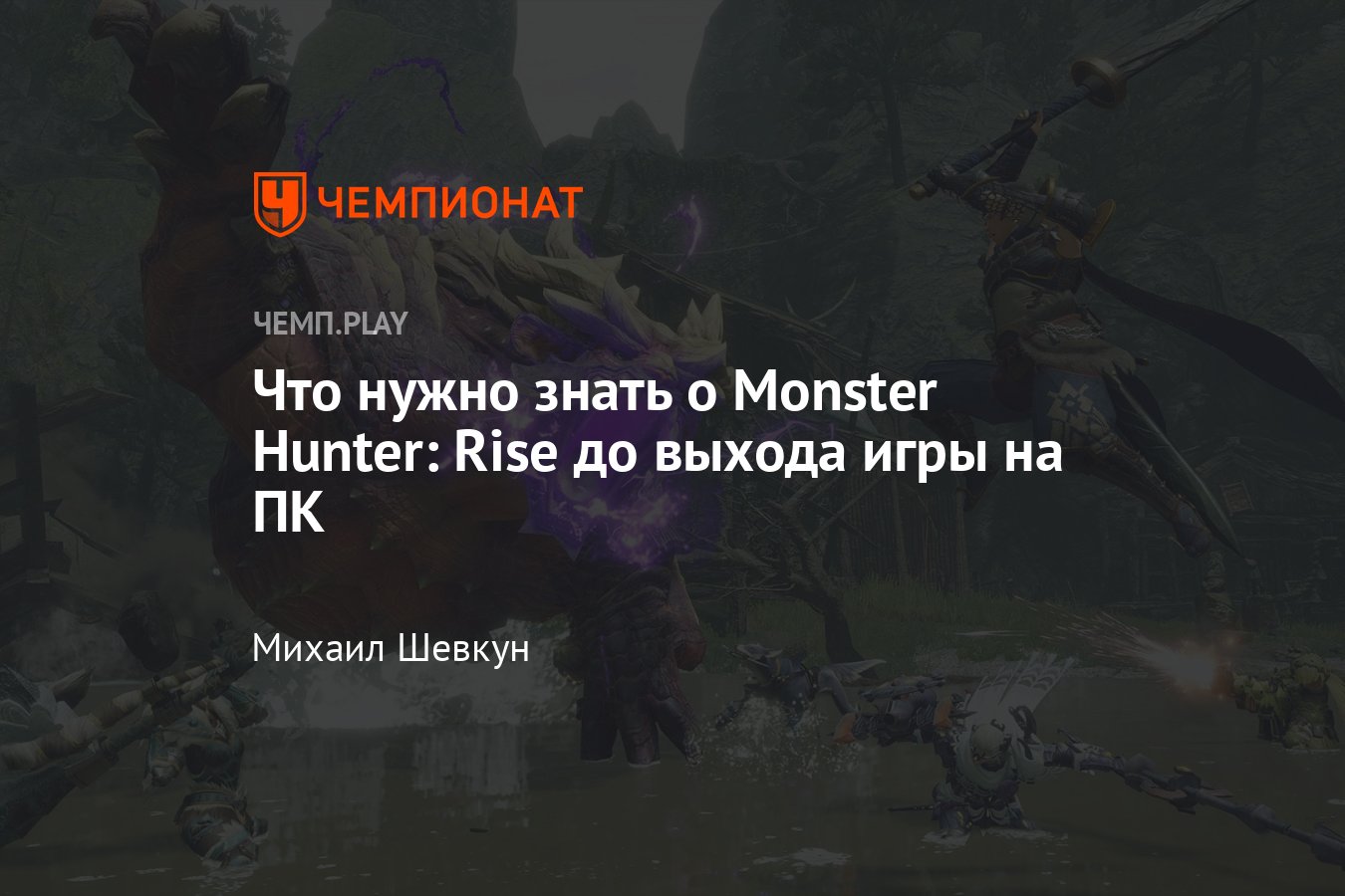 Всё про Monster Hunter: Rise, лучший симулятор охотника вновь выходит на  ПК, суть игры, системные требования - Чемпионат