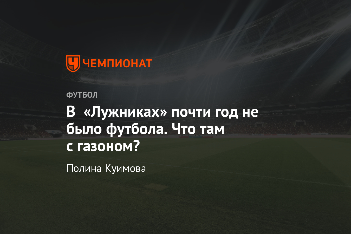 Россия — Шотландия. В каком состоянии газон «Лужников» после концертов -  Чемпионат