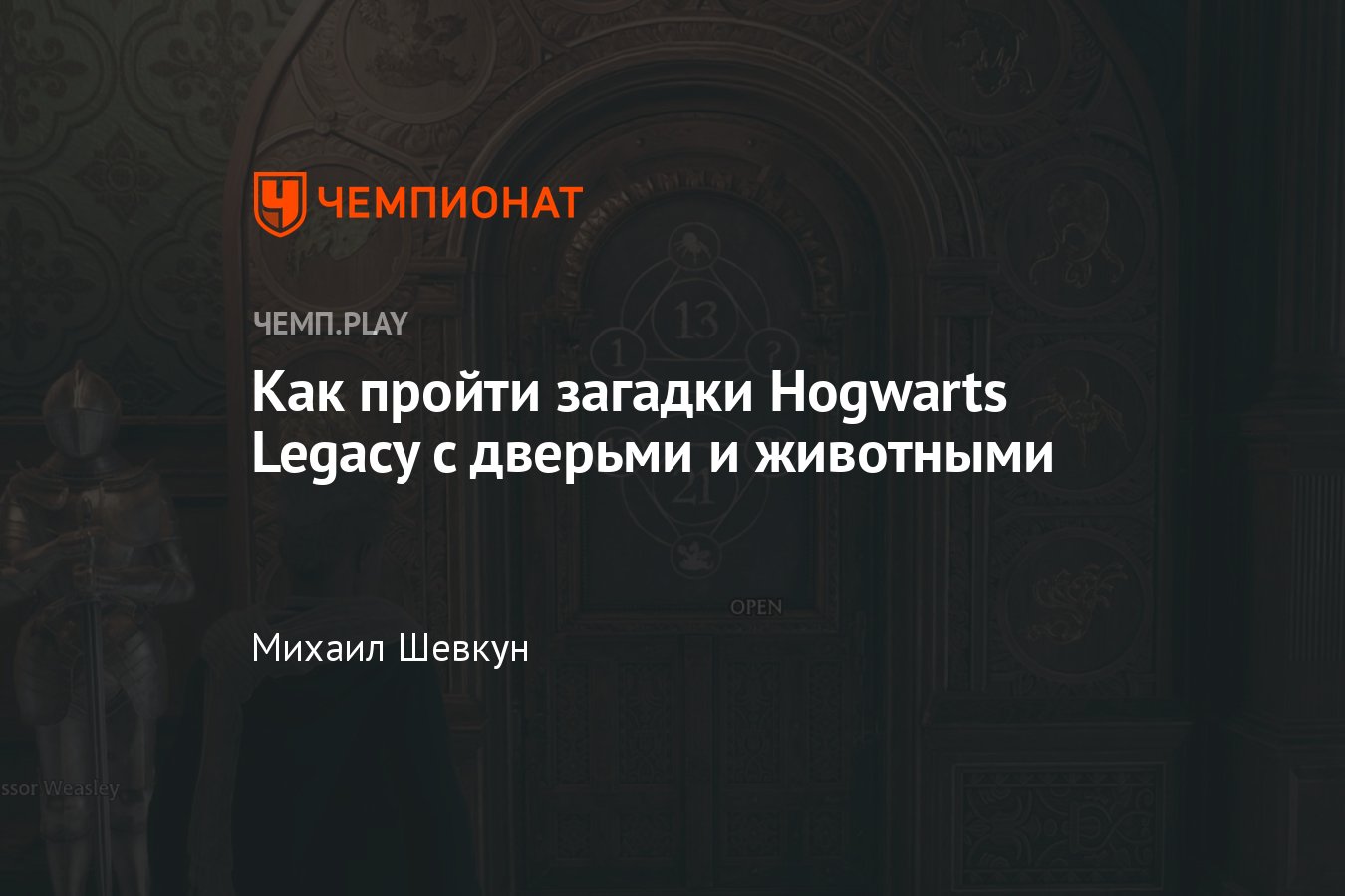 Гайд: помощь в прохождении загадок Hogwarts Legacy с дверьми и животными -  Чемпионат