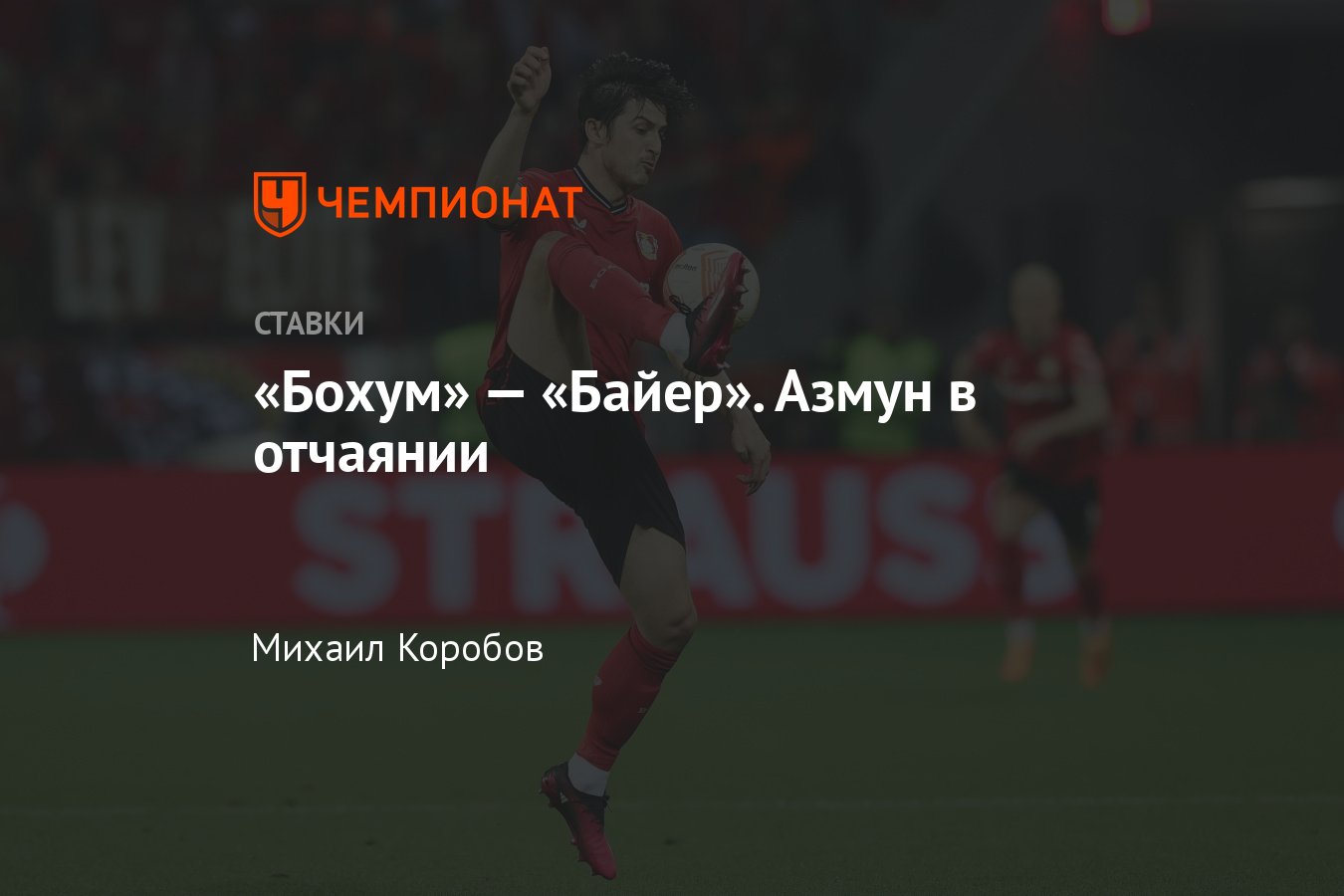 Бохум» — «Байер», прогноз на матч Бундеслиги 27 мая 2023 года, где смотреть  онлайн бесплатно, прямая трансляция - Чемпионат