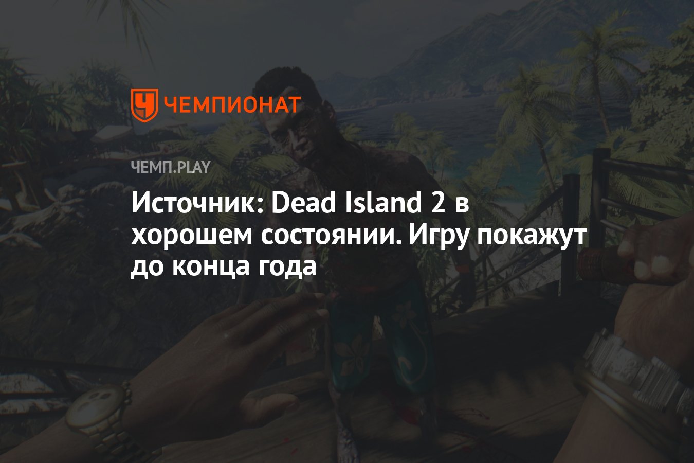 Источник: Dead Island 2 в хорошем состоянии. Игру покажут до конца года -  Чемпионат