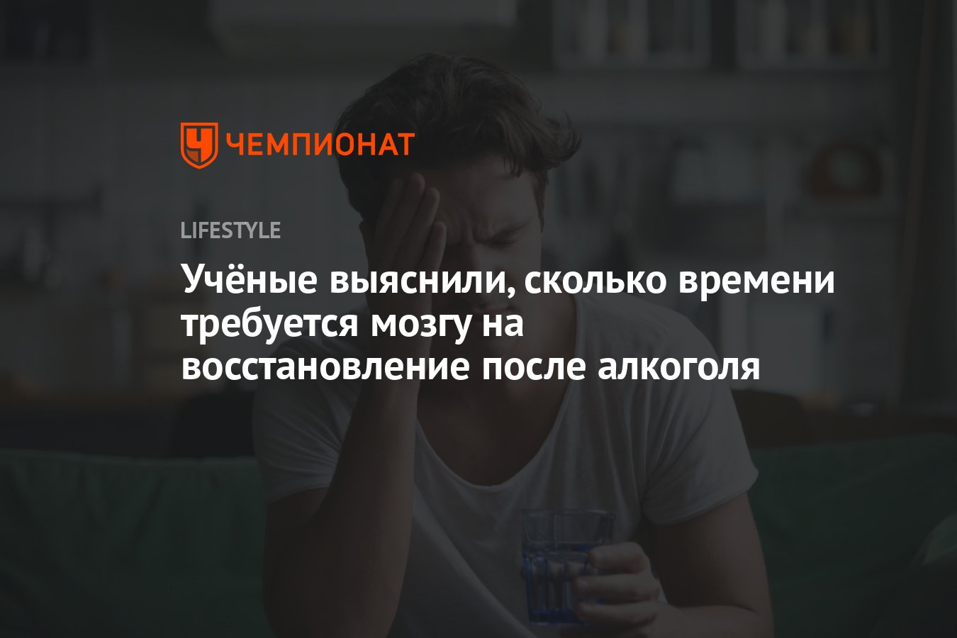 Страшные цифры: учёные выяснили, сколько времени требуется мозгу на восстановление  после алкоголя - Чемпионат