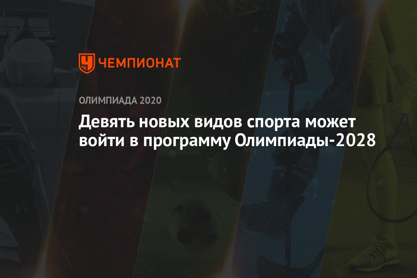 Девять новых видов спорта может войти в программу Олимпиады-2028 - Чемпионат