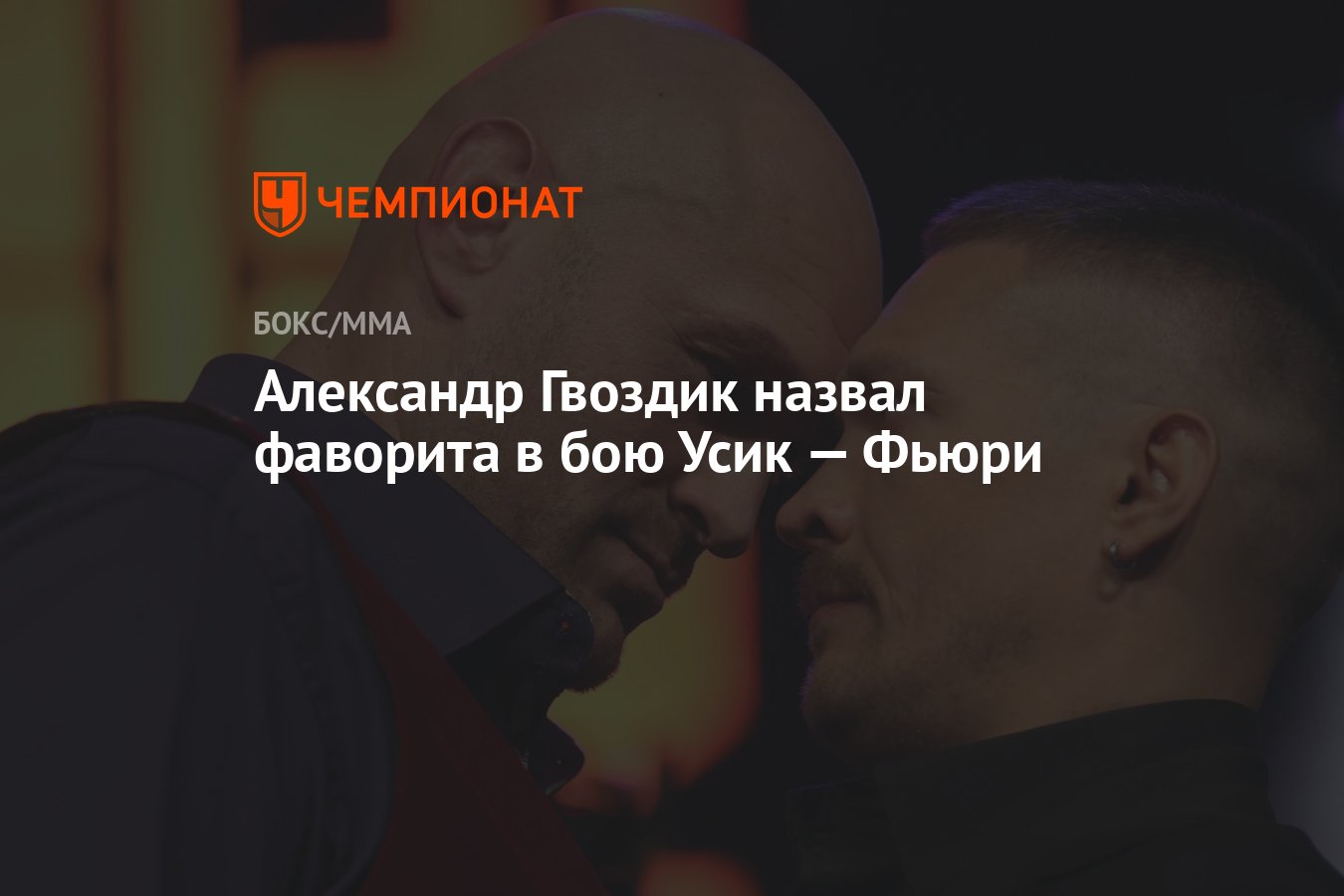 Александр Гвоздик назвал фаворита в бою Усик — Фьюри - Чемпионат