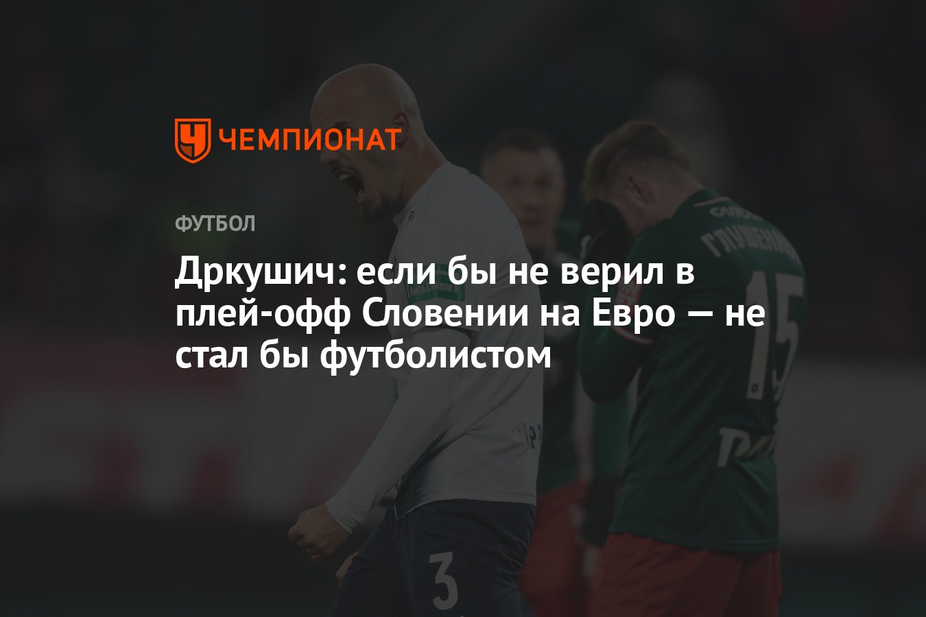 Дркушич: если бы не верил в плей-офф Словении на Евро — не стал бы  футболистом - Чемпионат