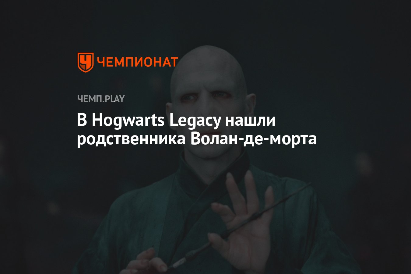 В Hogwarts Legacy нашли родственника Волан-де-морта - Чемпионат