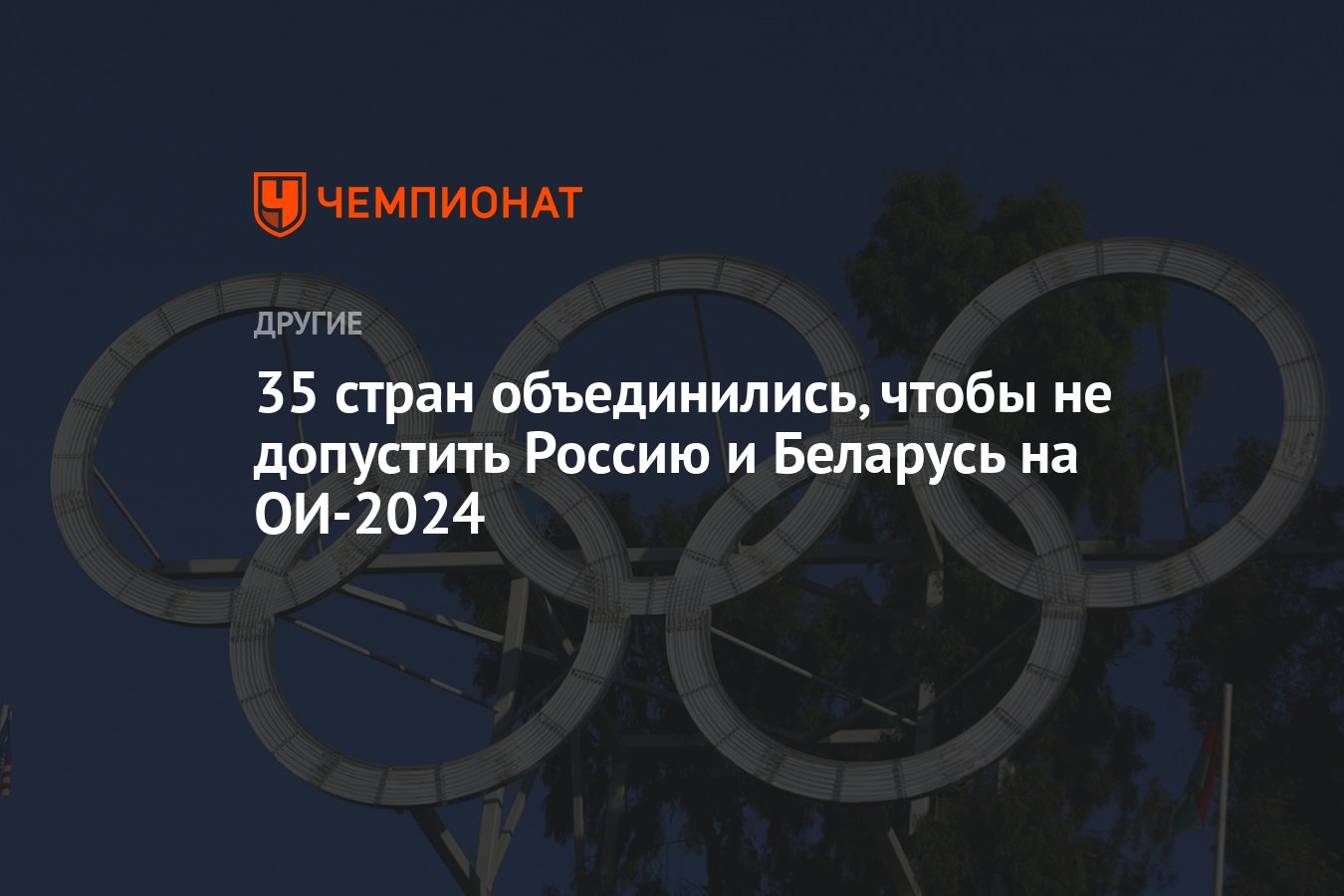 35 стран объединились, чтобы не допустить Россию и Беларусь на ОИ-2024 -  Чемпионат