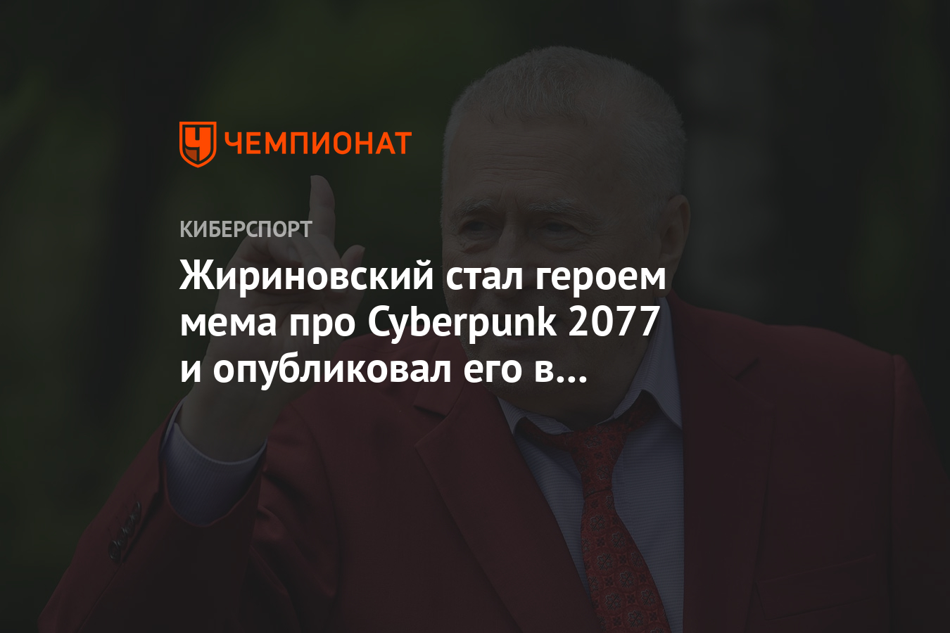 Что за мем Жириновский предложил, как вам идея с лидером ЛДПР