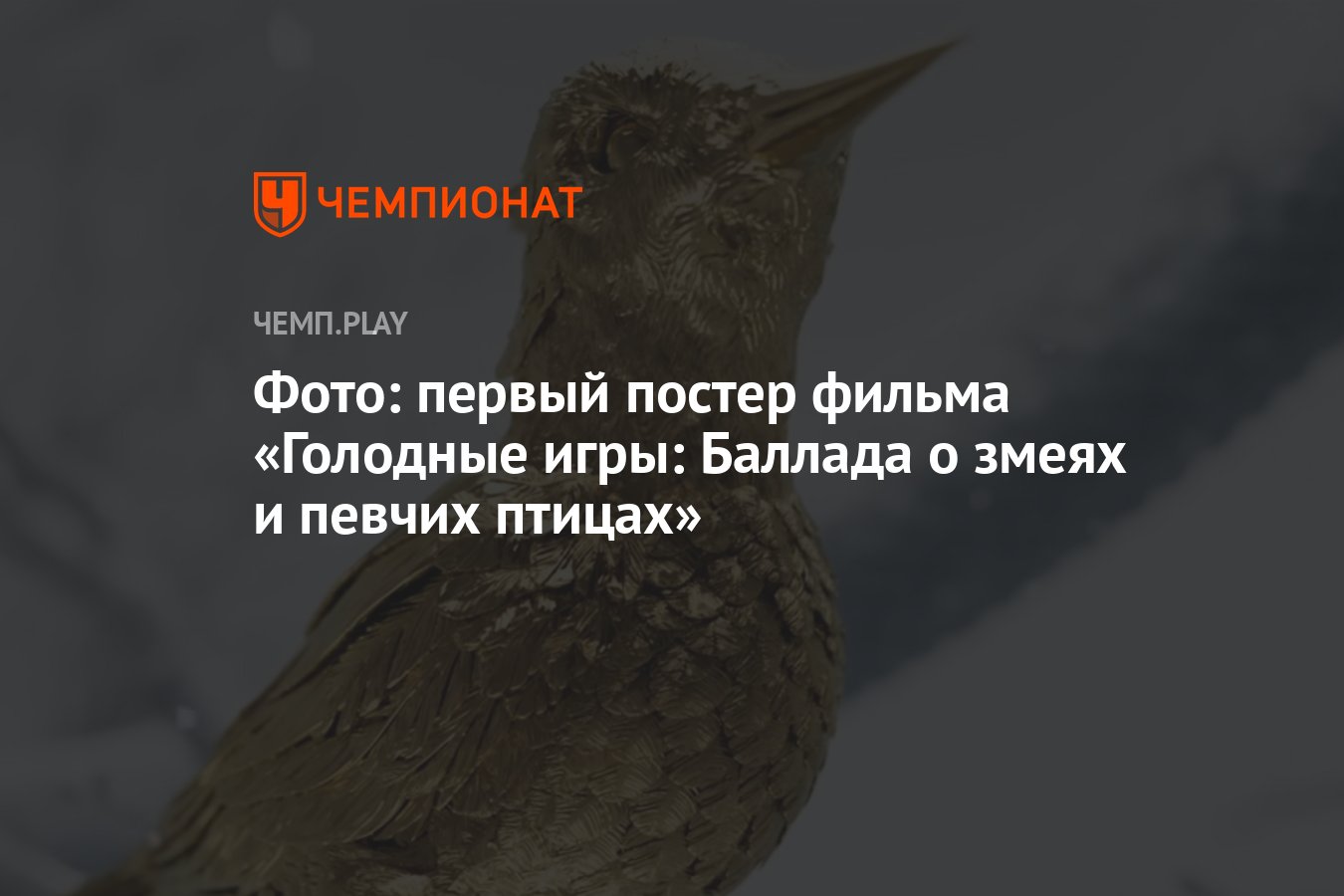 Баллада о змеях и певчих птицах спб