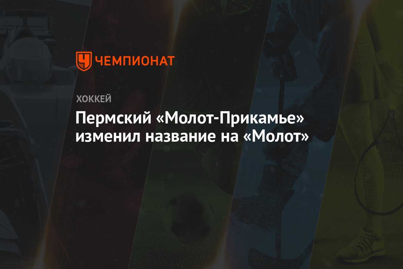 Пермский «Молот-Прикамье» изменил название на «Молот» - Чемпионат