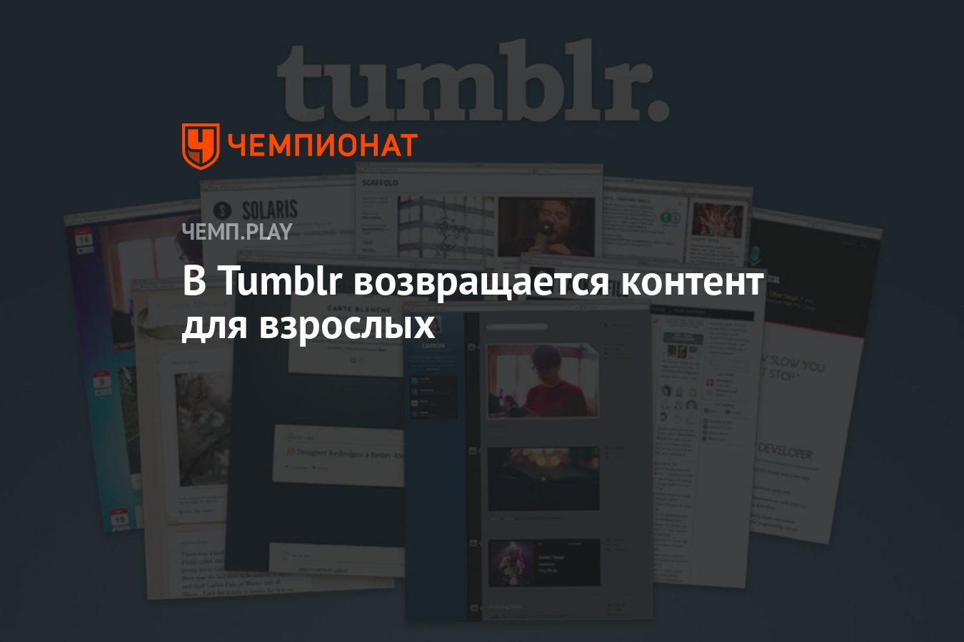 В Tumblr возвращается контент для взрослых.