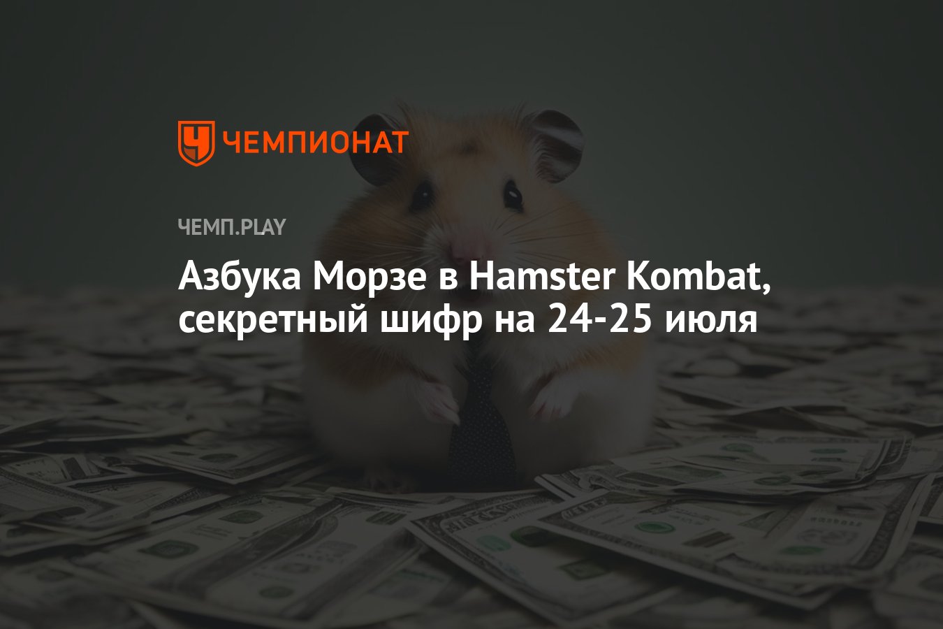 Ежедневный шифр hamster 23 июля