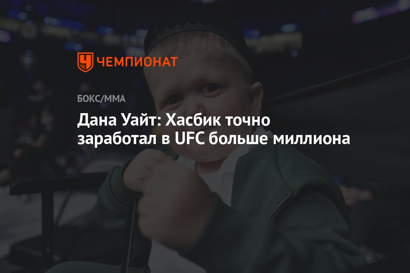 Дана Уайт: Хасбик точно заработал в UFC больше миллиона - Чемпионат