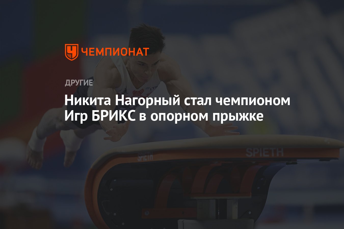 Никита Нагорный стал чемпионом Игр БРИКС в опорном прыжке - Чемпионат