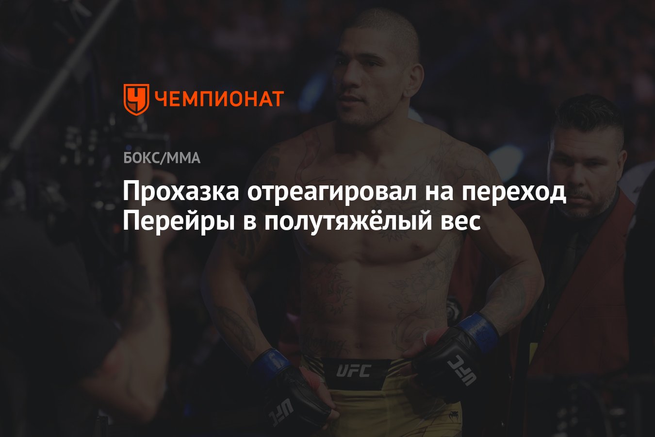 Перейра прохазка 2 кард. Весовые категории в UFC.