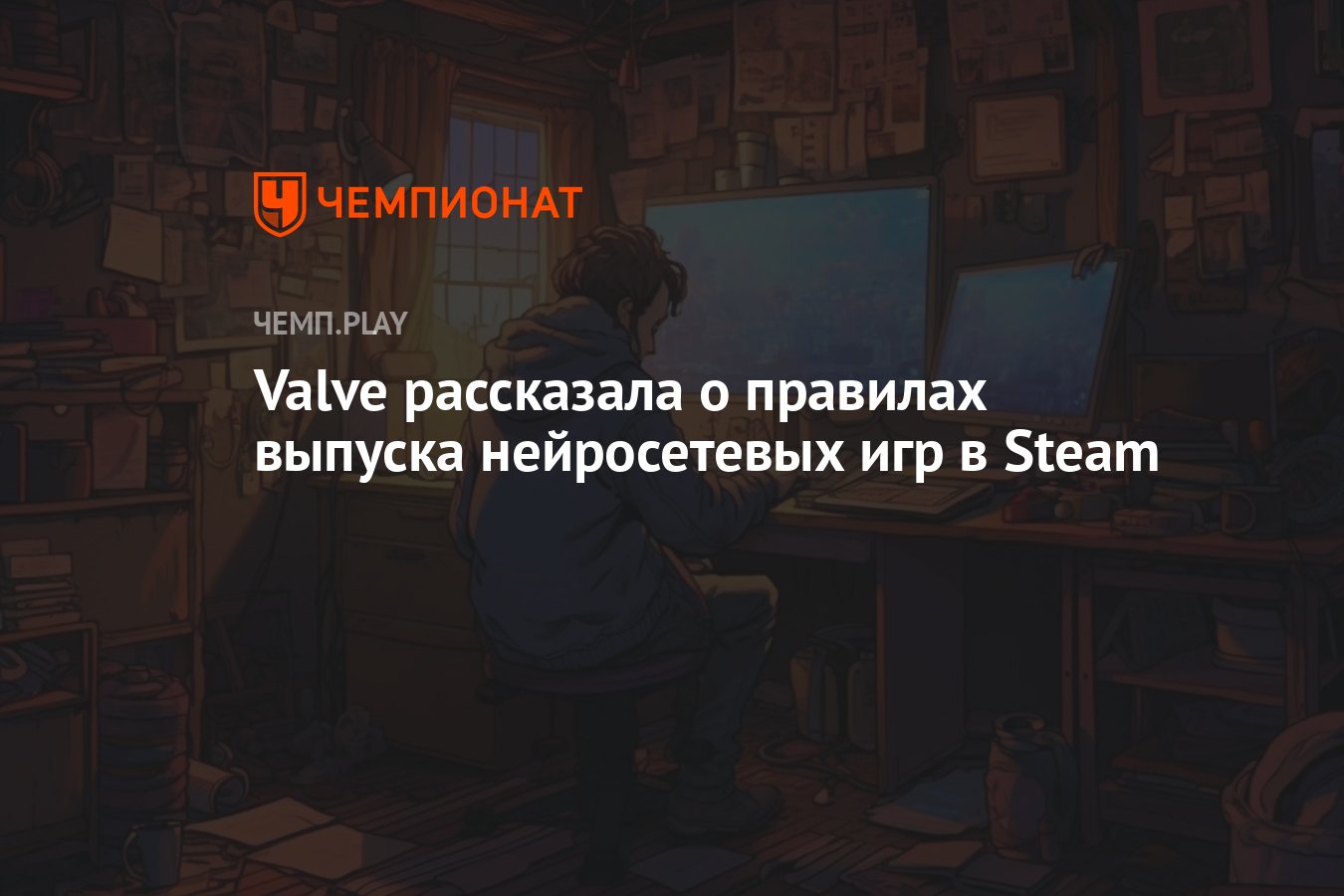 Valve рассказала о правилах выпуска нейросетевых игр в Steam - Чемпионат