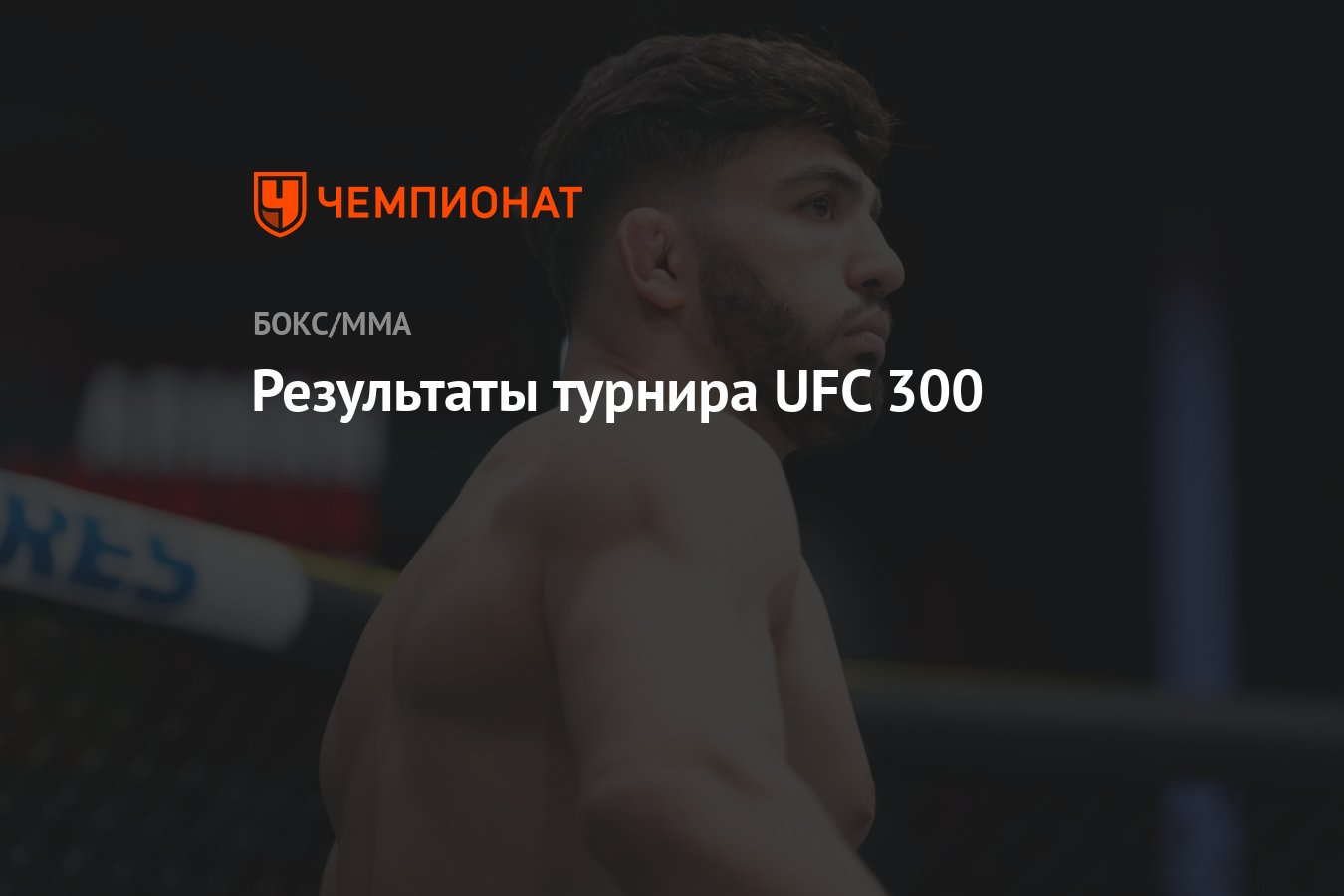 Результаты турнира UFC 300 - Чемпионат