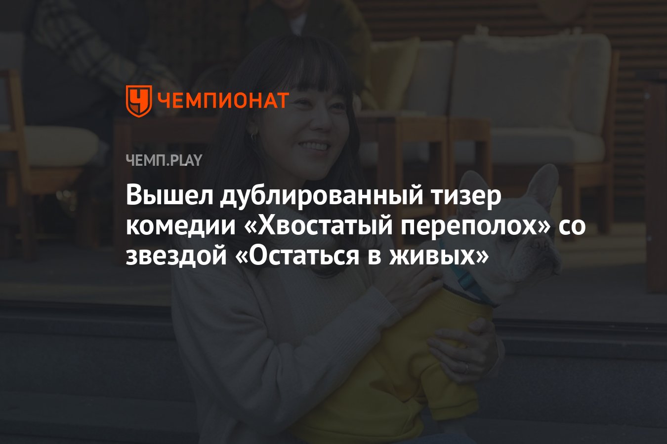 Вышел дублированный тизер комедии «Хвостатый переполох» со звездой  «Остаться в живых» - Чемпионат