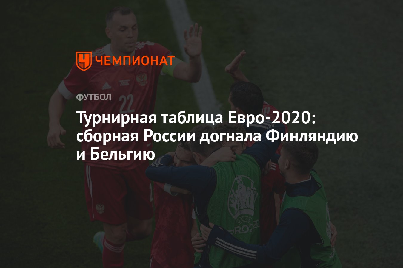 Турнирная таблица Евро-2020: сборная России догнала Финляндию и Бельгию -  Чемпионат