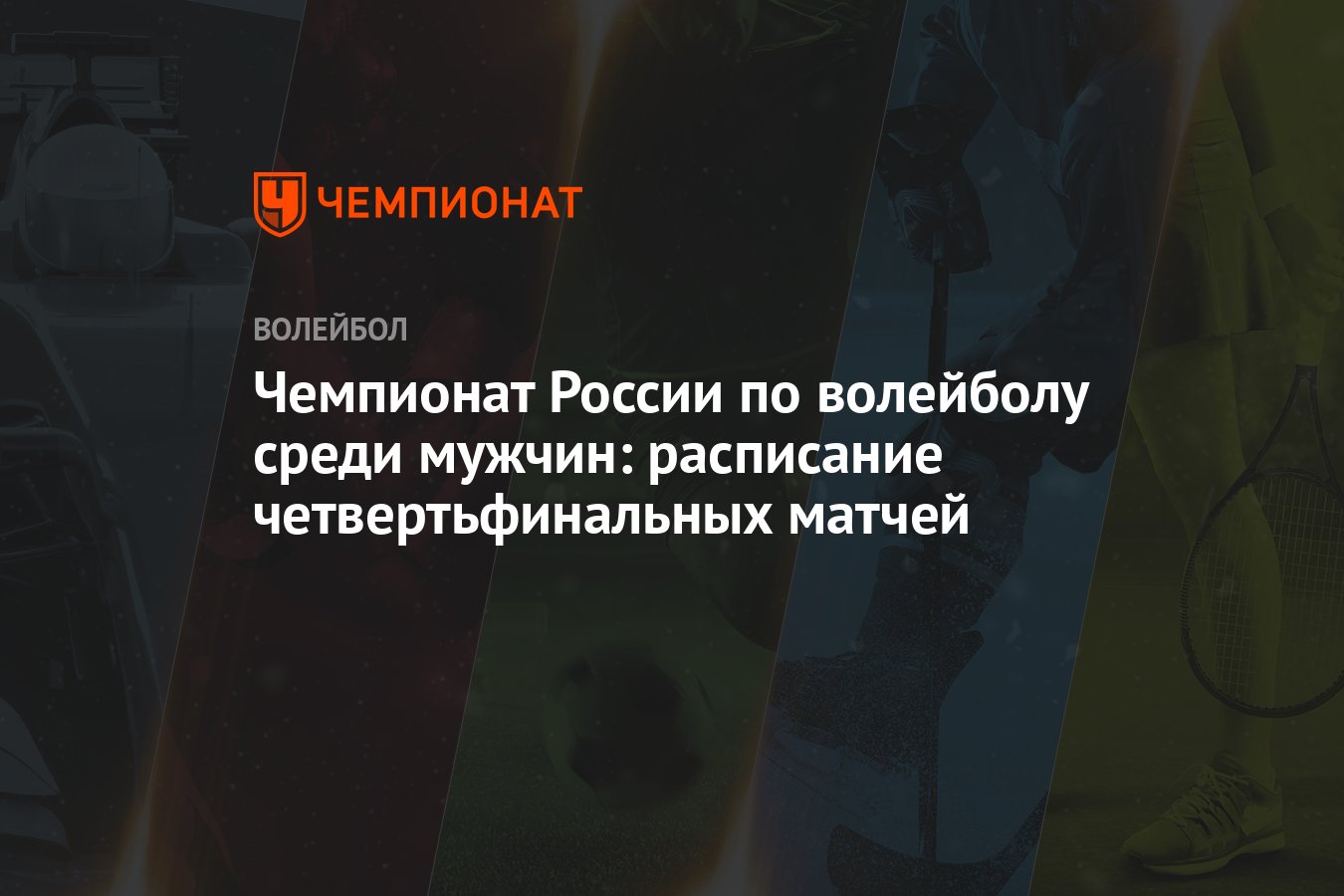 Чемпионат России по волейболу среди мужчин: расписание четвертьфинальных  матчей - Чемпионат