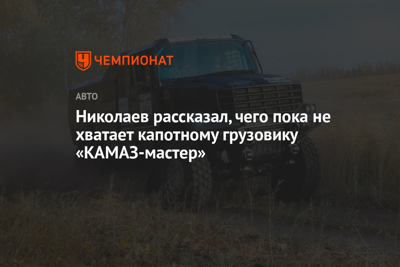 Николаев камаз мастер