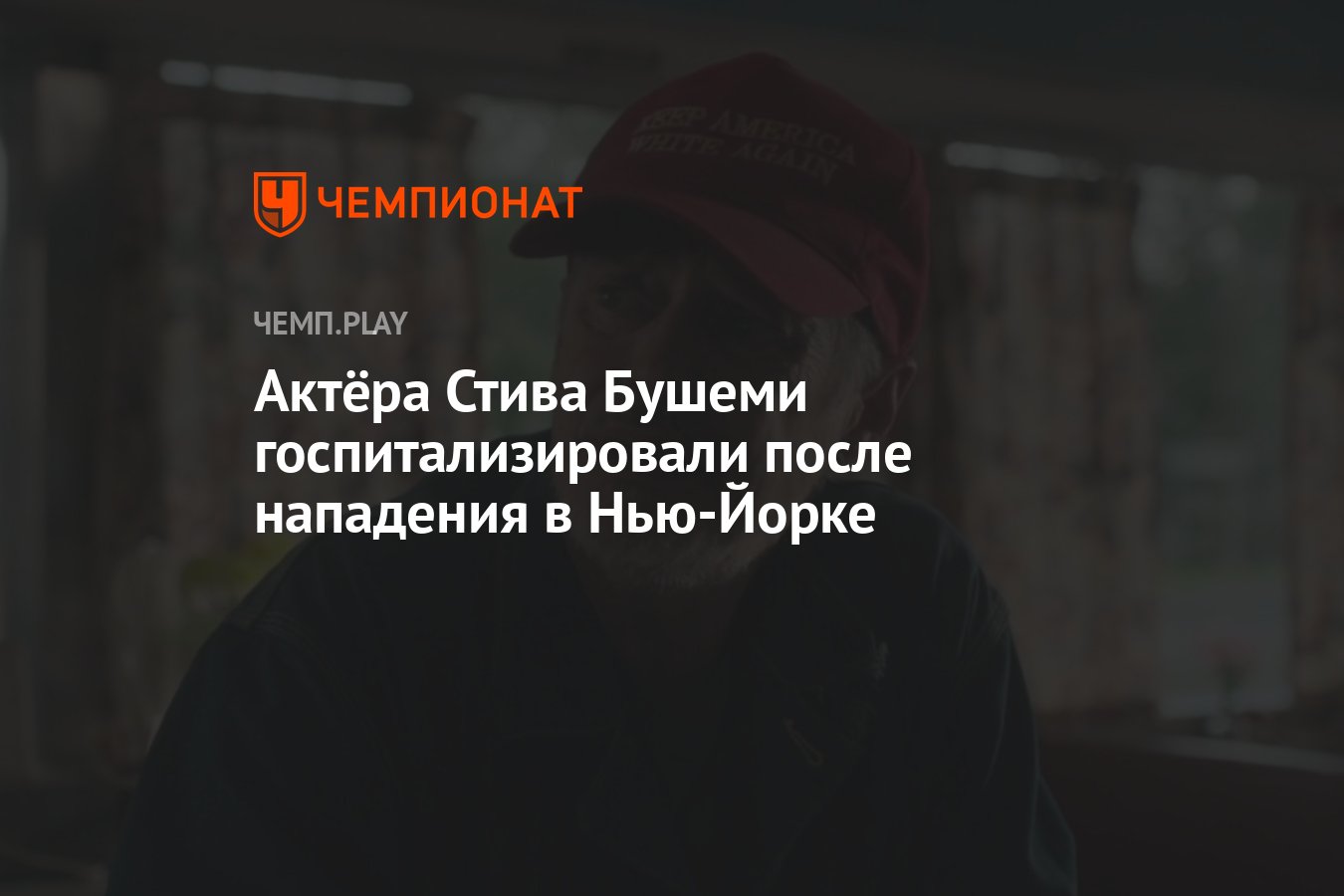 Актёра Стива Бушеми госпитализировали после нападения в Нью-Йорке -  Чемпионат