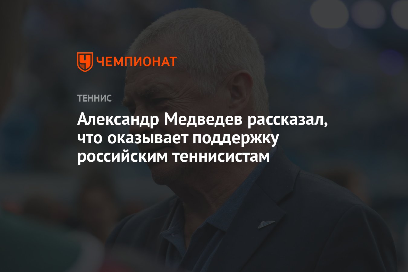 Александр Медведев рассказал, что оказывает поддержку российским  теннисистам - Чемпионат