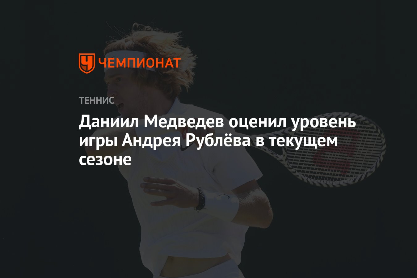 Даниил Медведев оценил уровень игры Андрея Рублёва в текущем сезоне -  Чемпионат