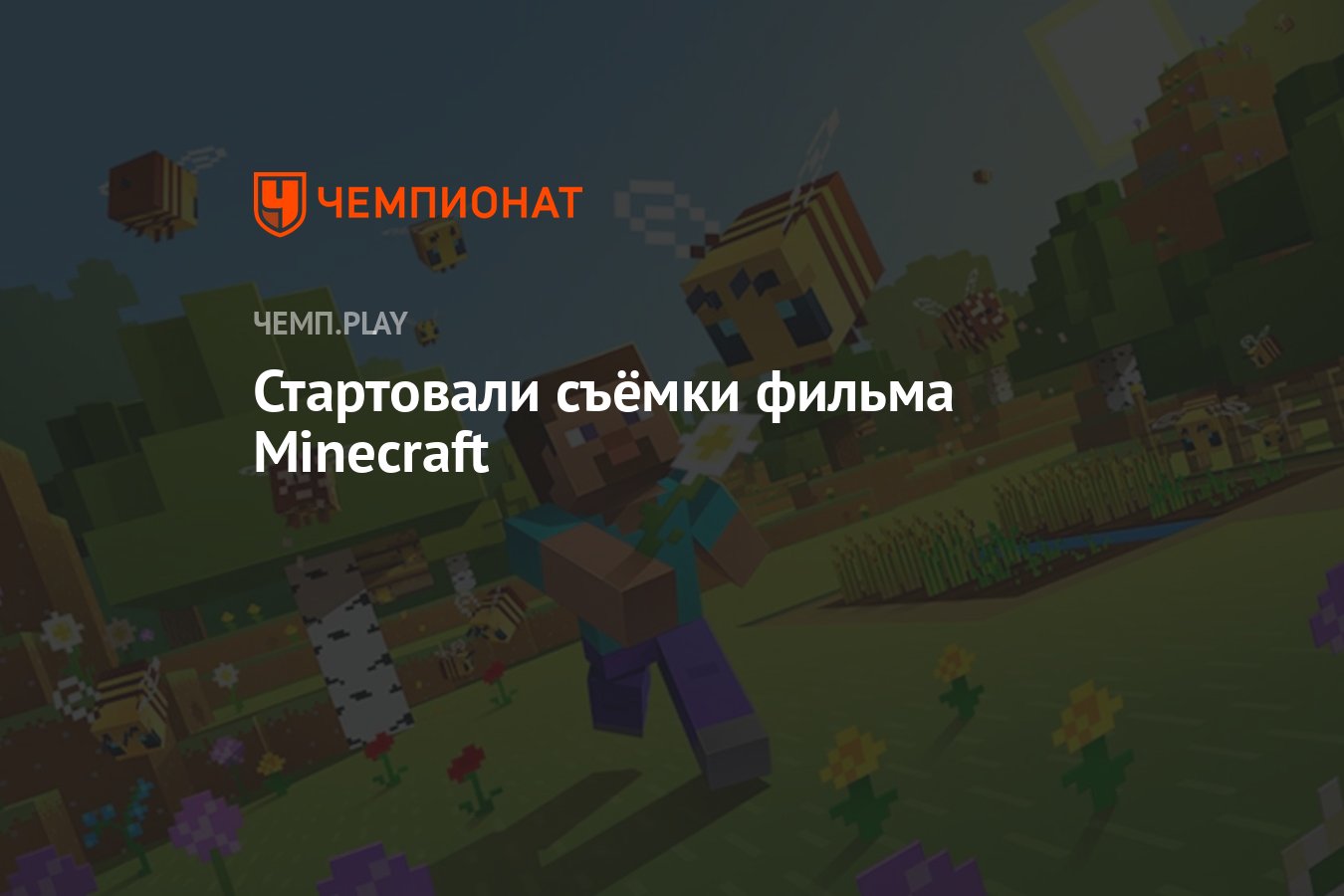 Стартовали съёмки фильма Minecraft - Чемпионат