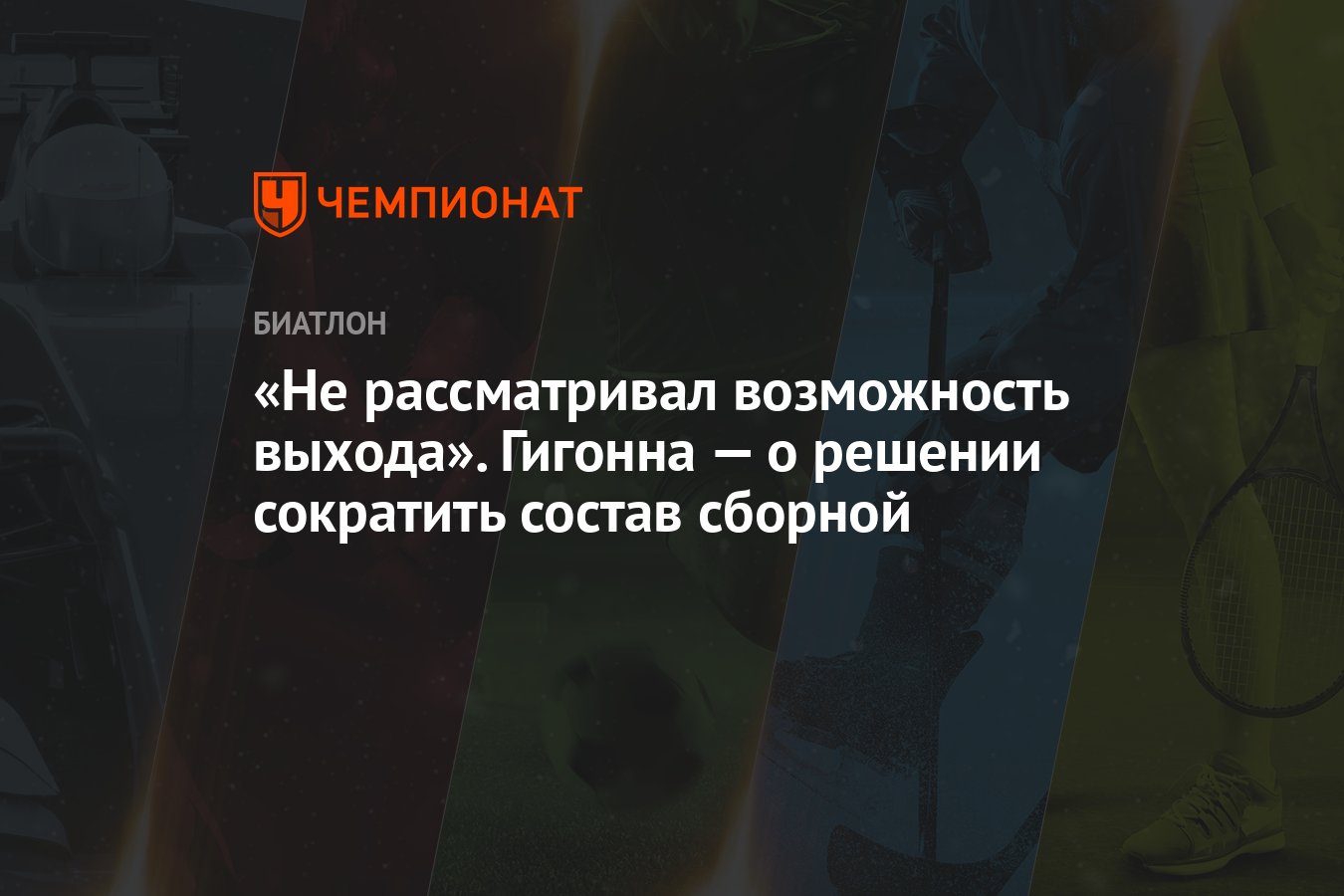 «Не рассматривал возможность выхода». Гигонна — о решении сократить состав  сборной