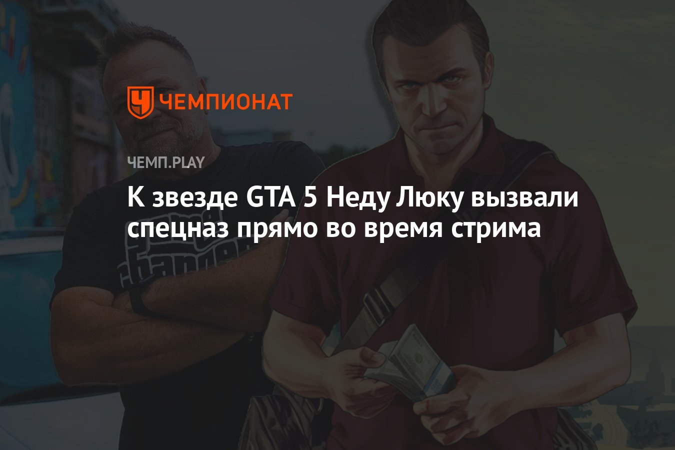 К звезде GTA 5 Неду Люку вызвали спецназ прямо во время стрима - Чемпионат