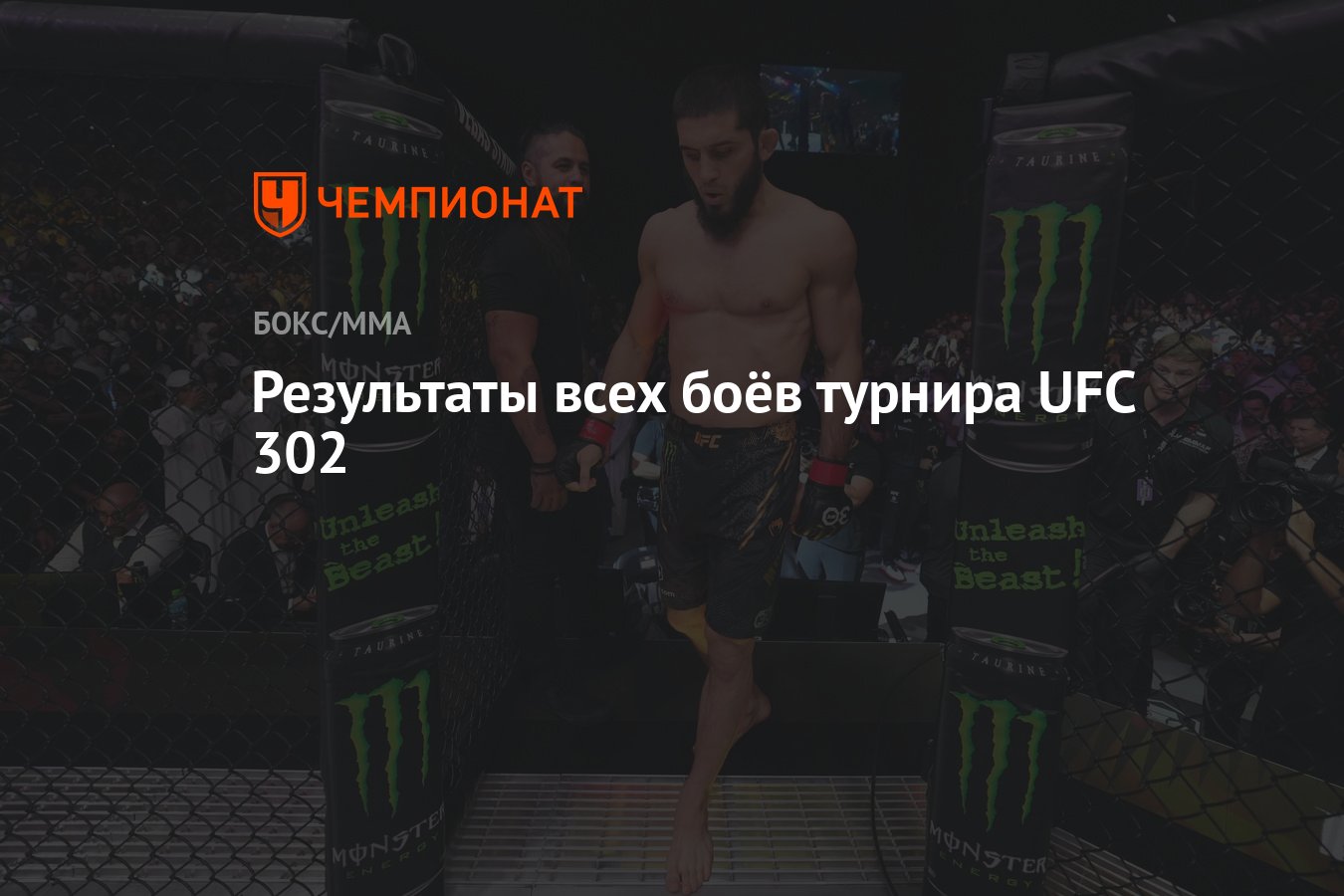 Результаты всех боёв турнира UFC 302 - Чемпионат