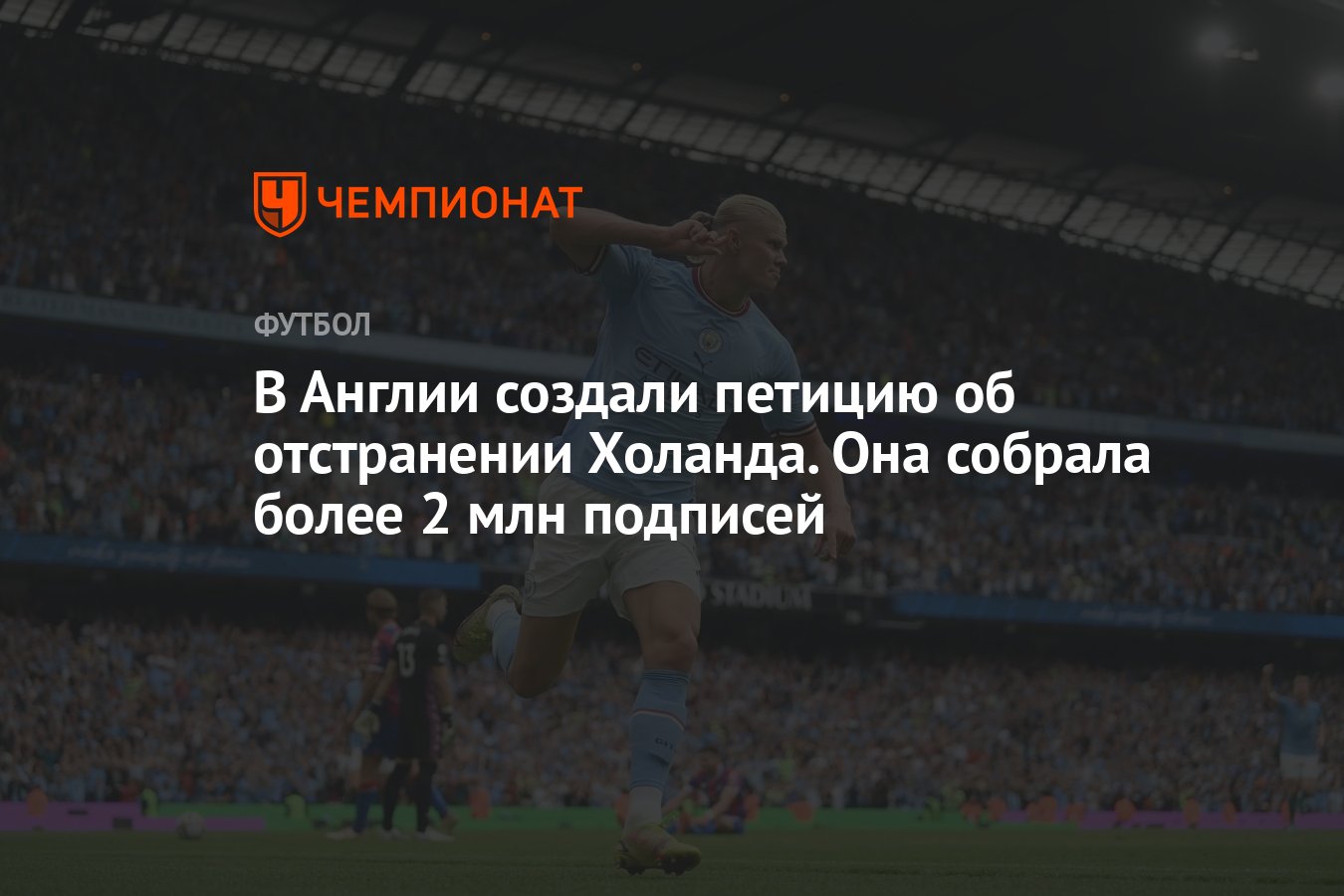 В Англии создали петицию об отстранении Холанда. Она собрала более 2 млн  подписей - Чемпионат