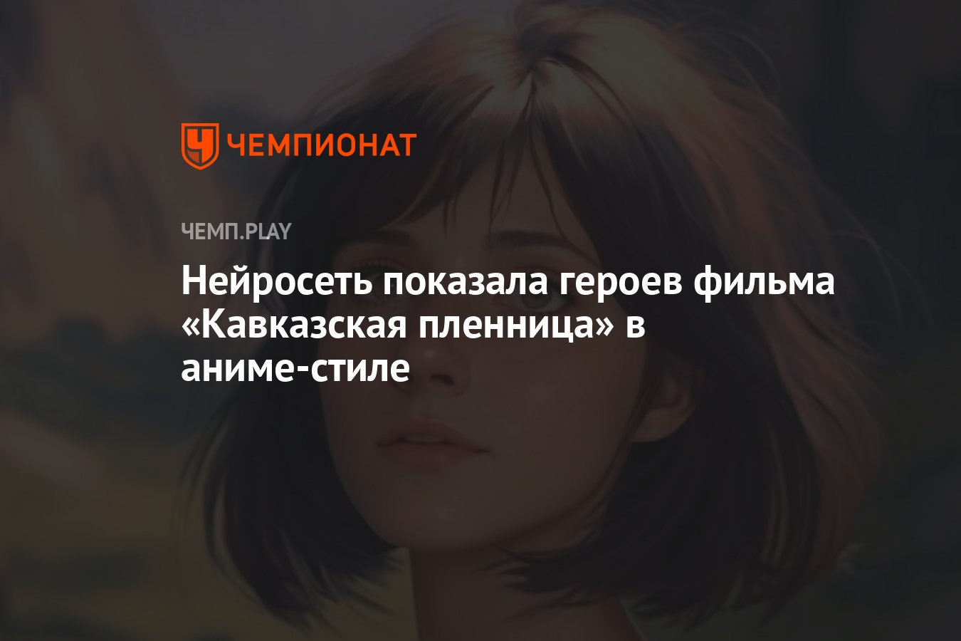 Нейросеть показала героев фильма «Кавказская пленница» в аниме-стиле -  Чемпионат