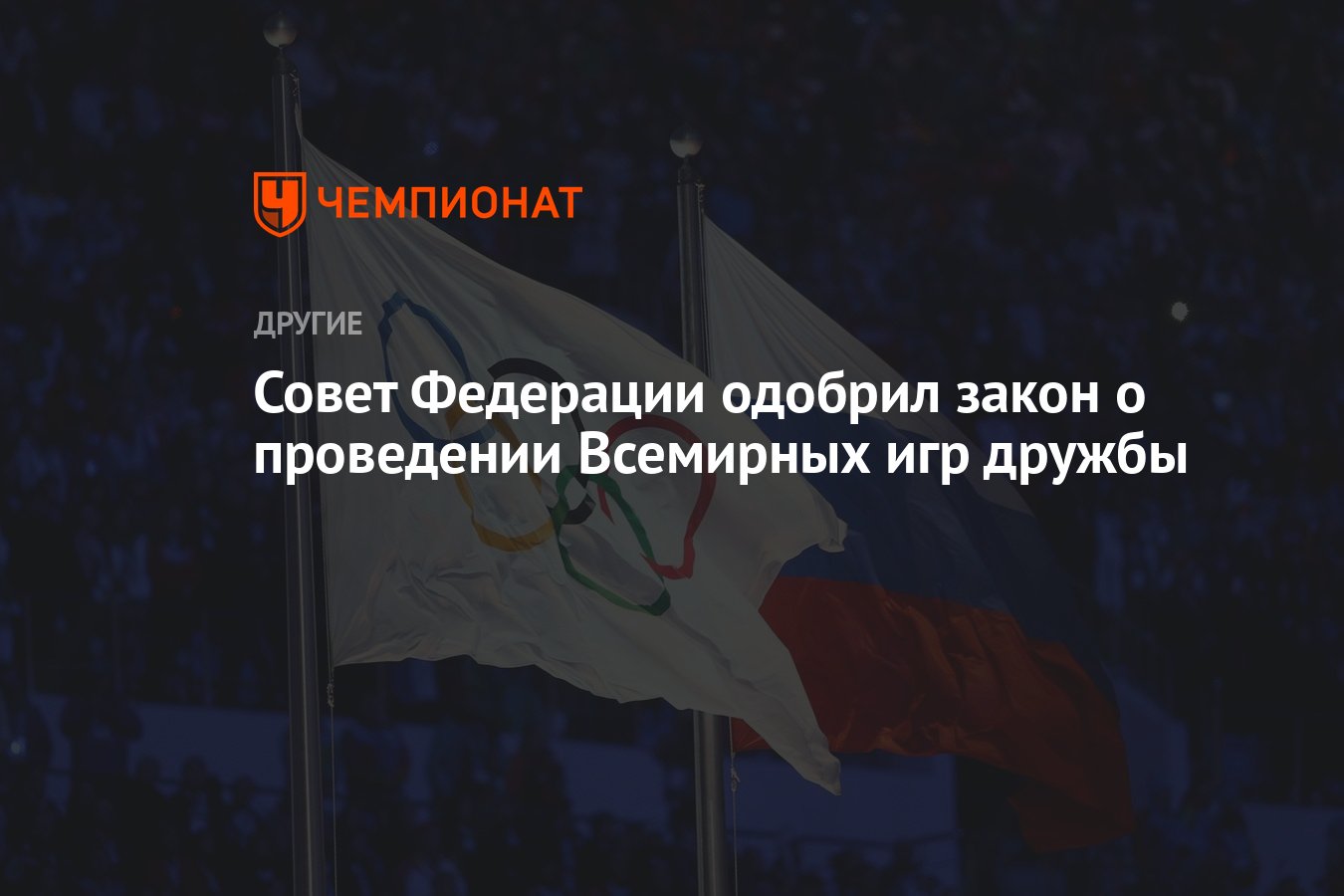 Совет Федерации одобрил закон о проведении Всемирных игр дружбы - Чемпионат