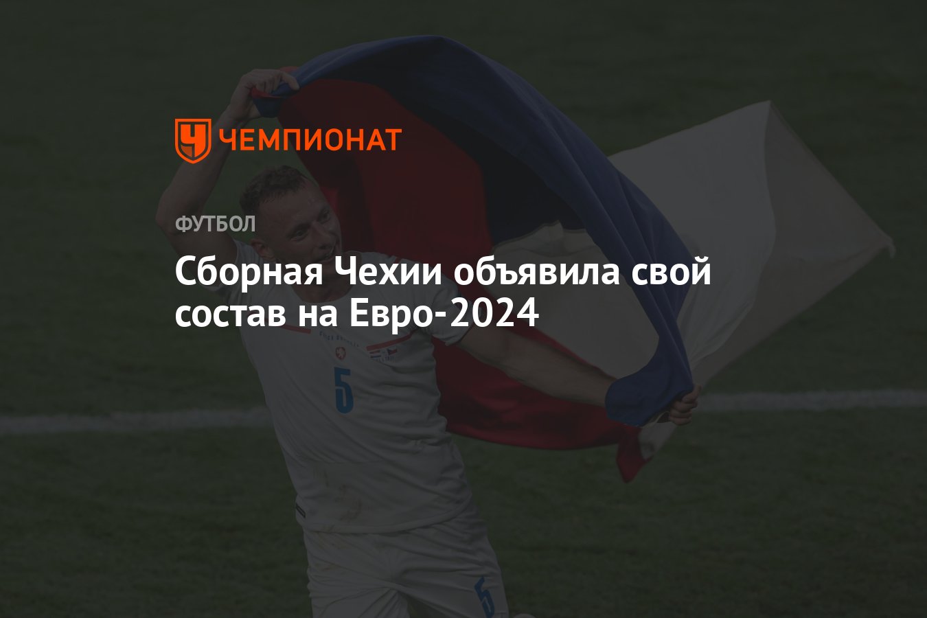 Сборная Чехии объявила свой состав на Евро-2024 - Чемпионат